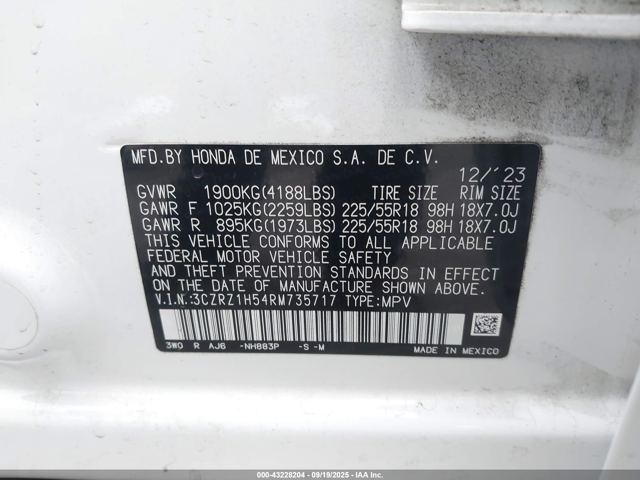 HONDA HR-V image 9