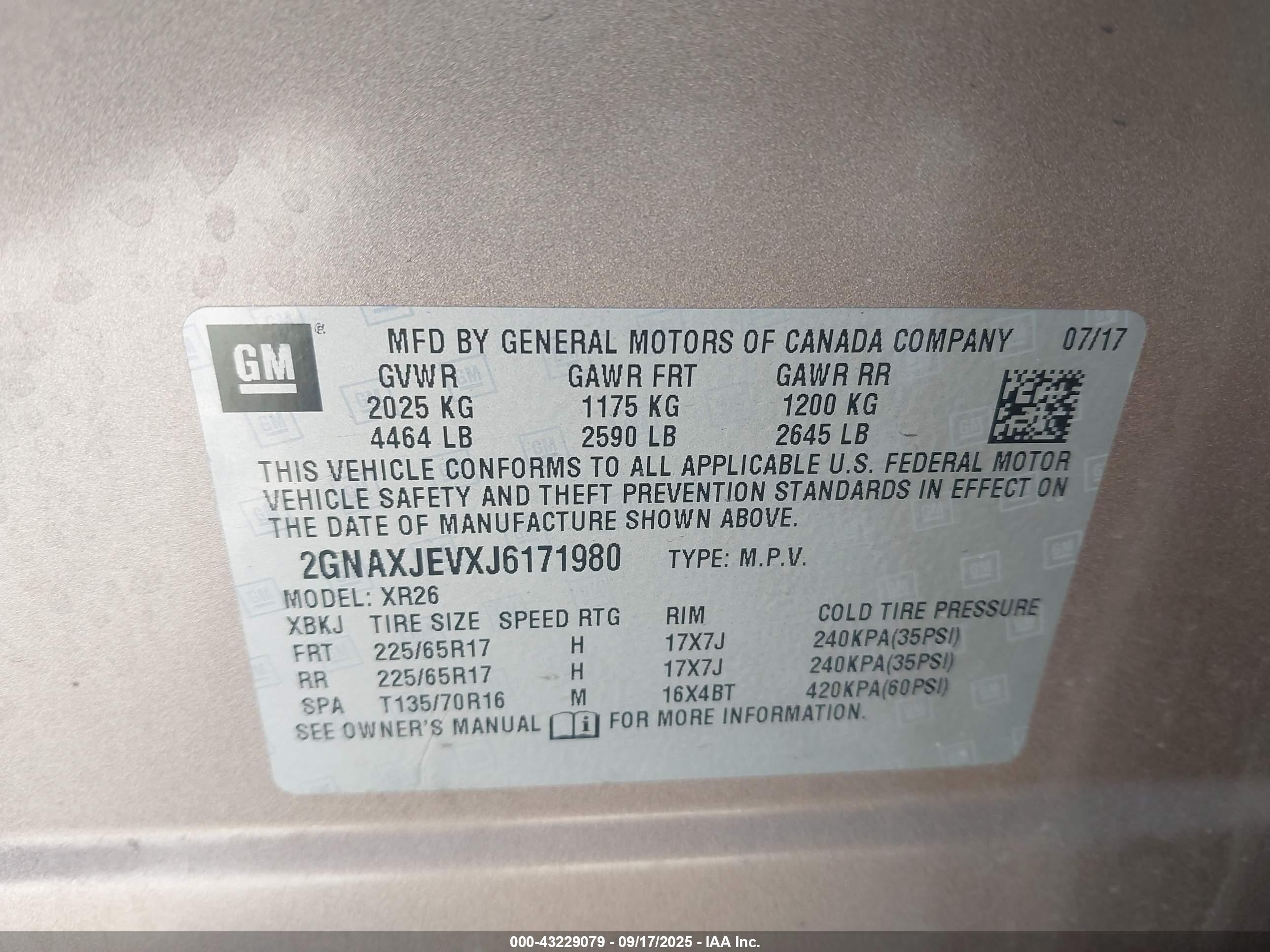 CHEVROLET EQUINOX image 9