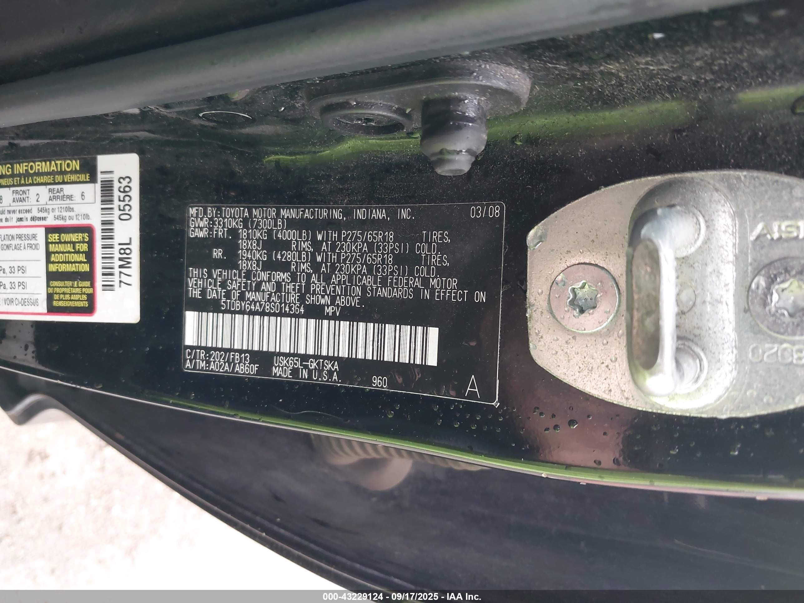 TOYOTA SEQUOIA image 9