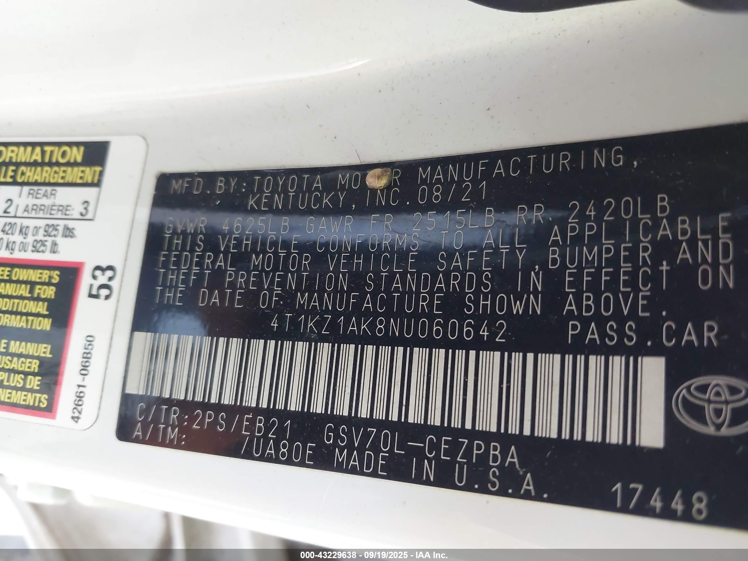 TOYOTA CAMRY image 9