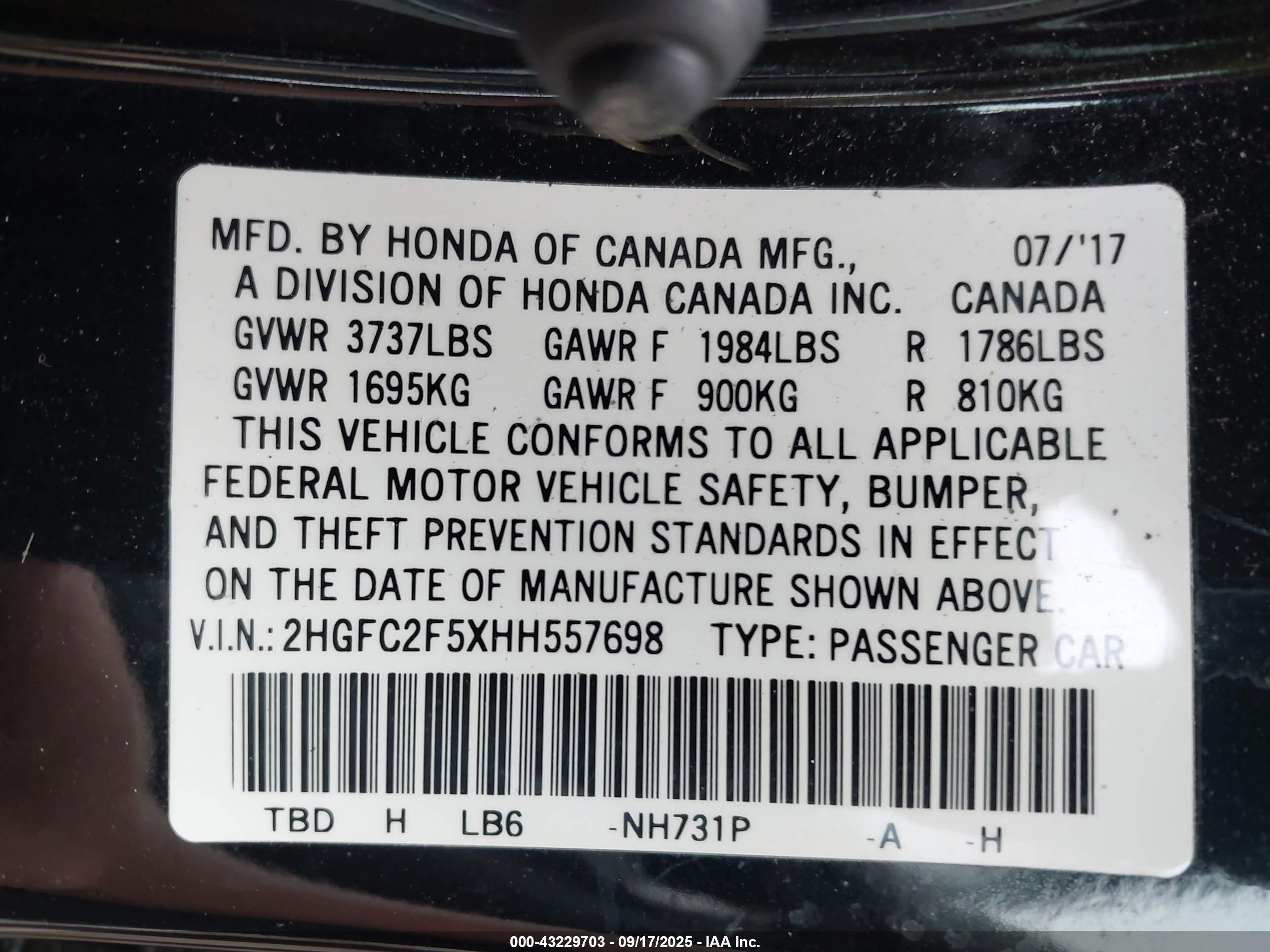 HONDA CIVIC image 9