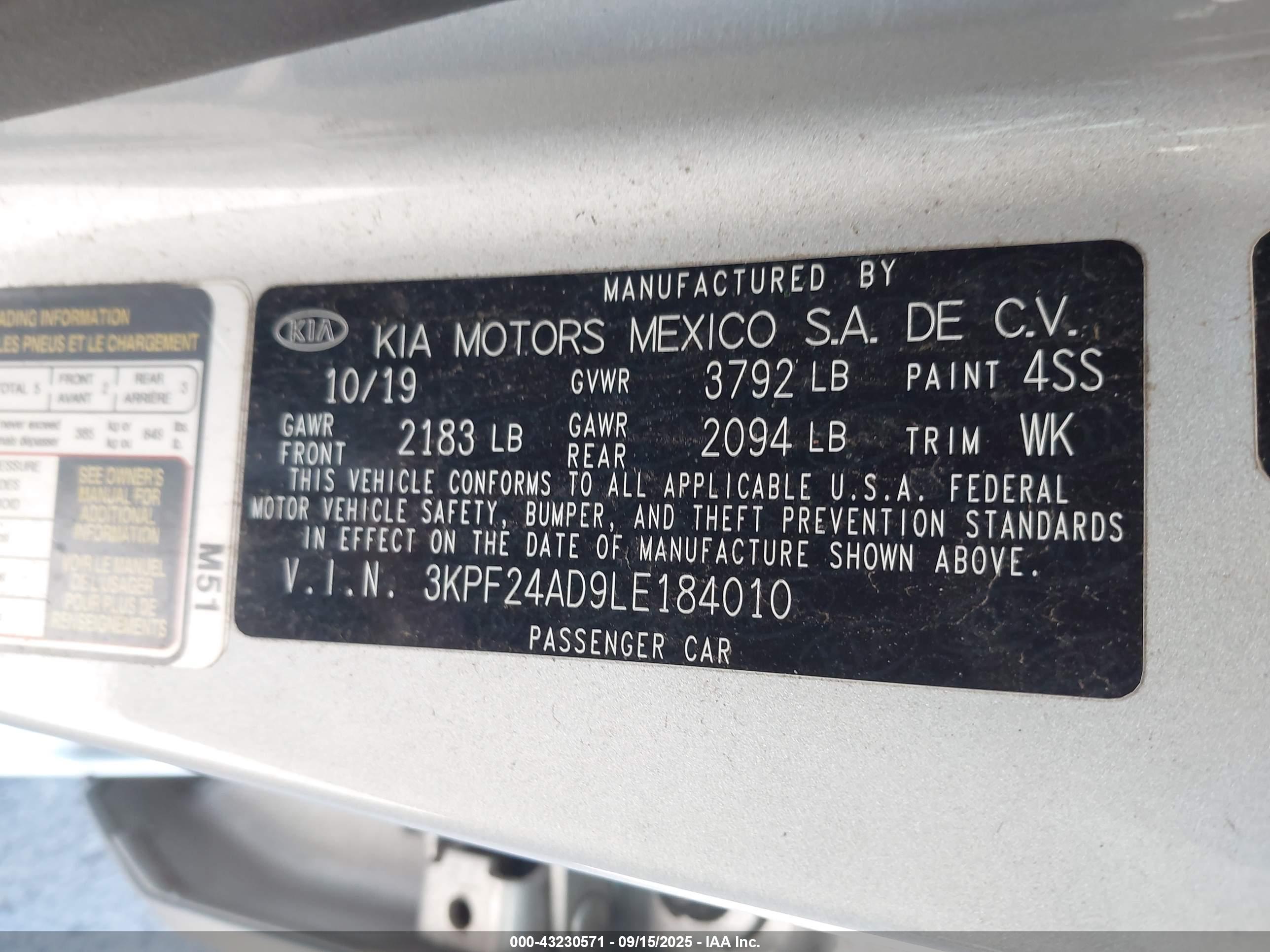 KIA FORTE image 9