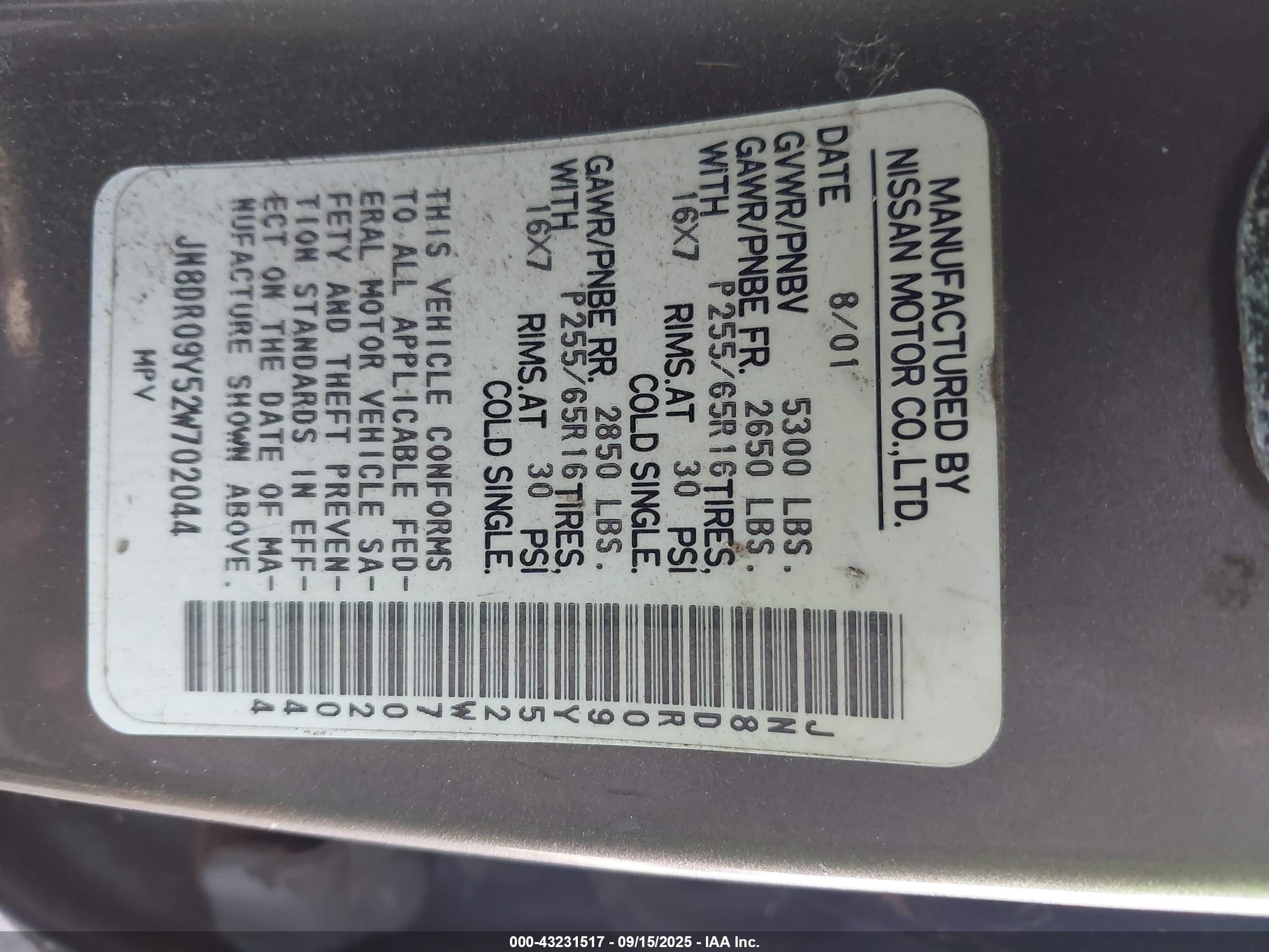 NISSAN PATHFINDER image 9