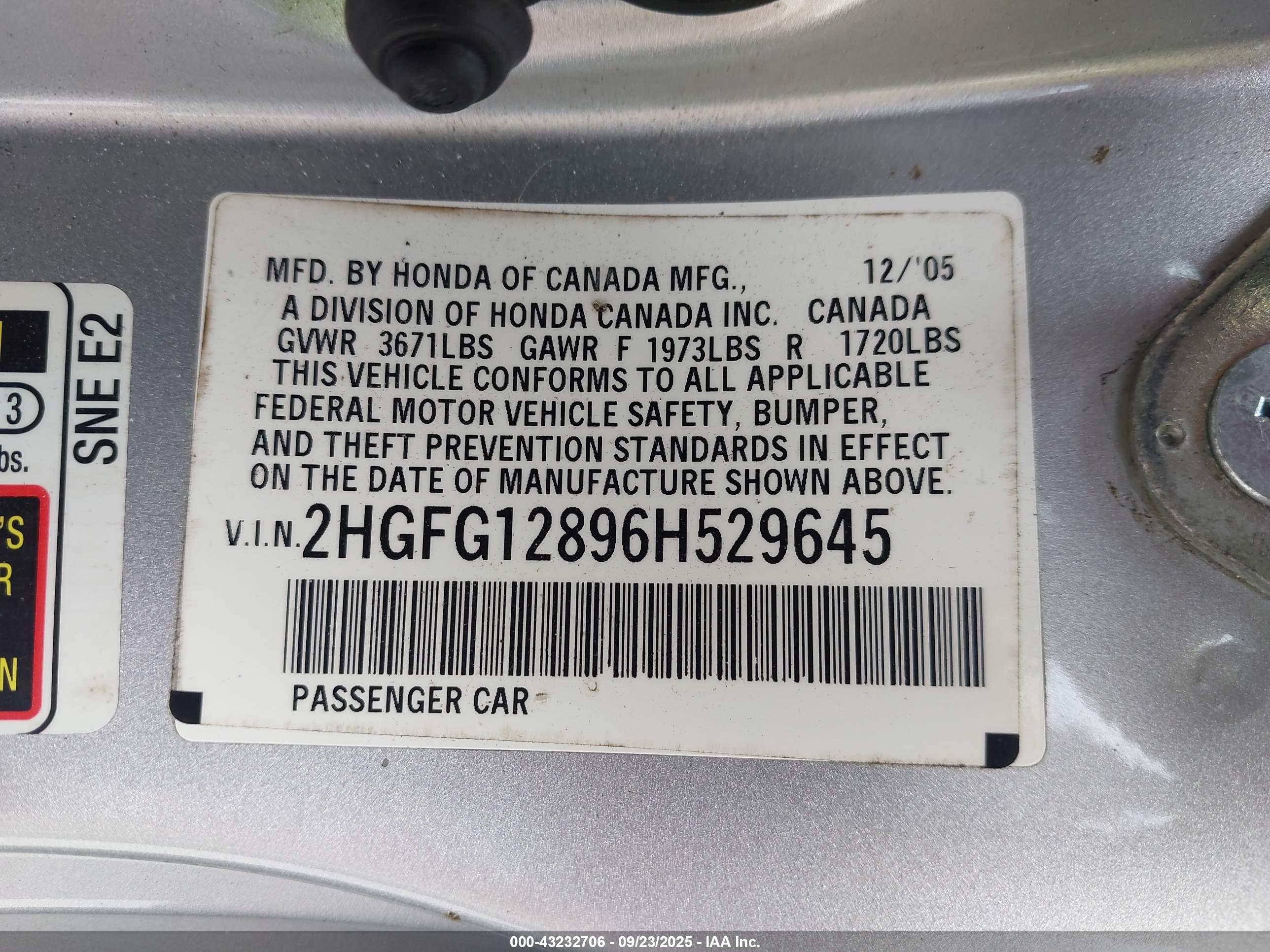 HONDA CIVIC image 9