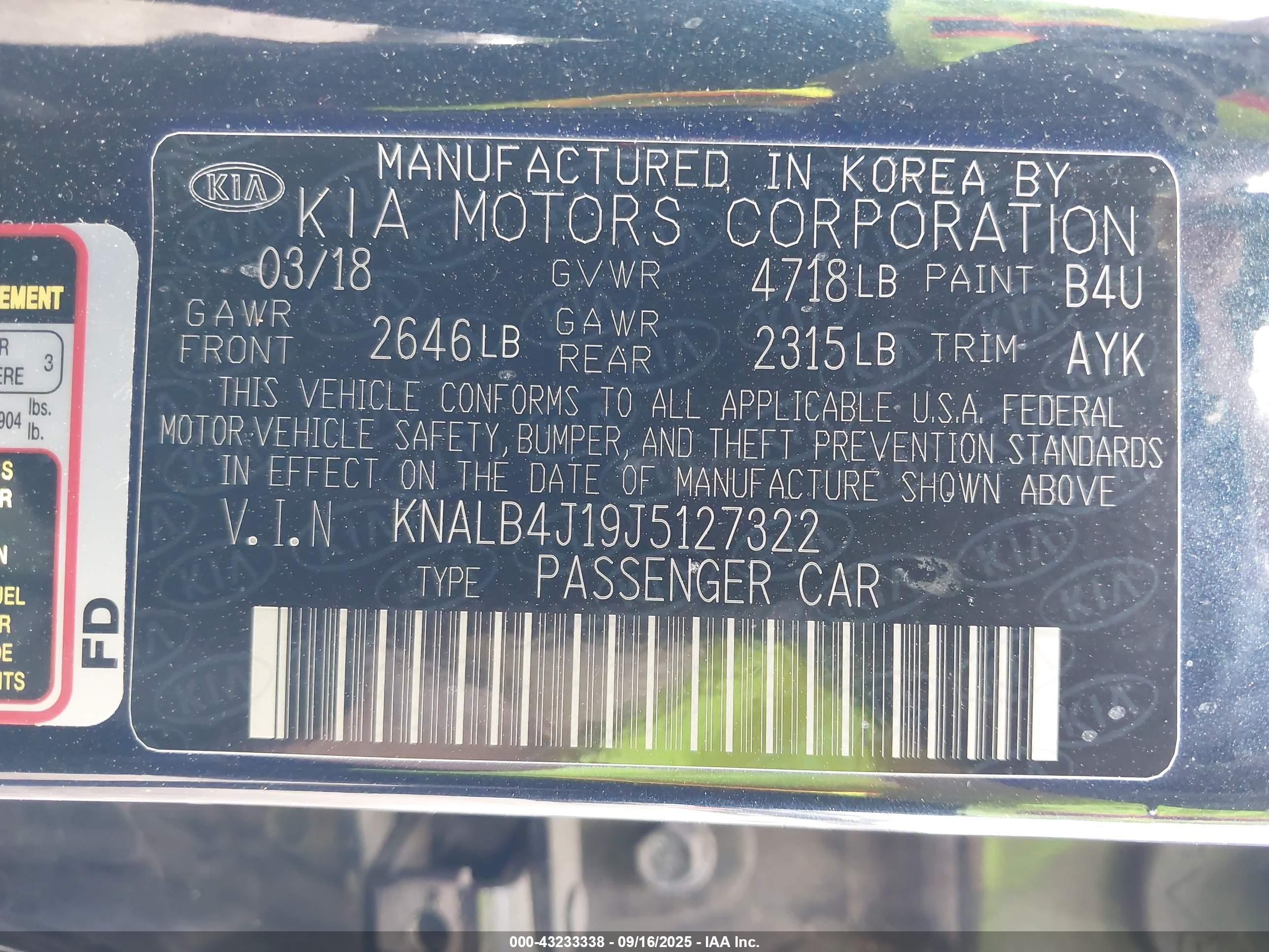 KIA CADENZA image 9
