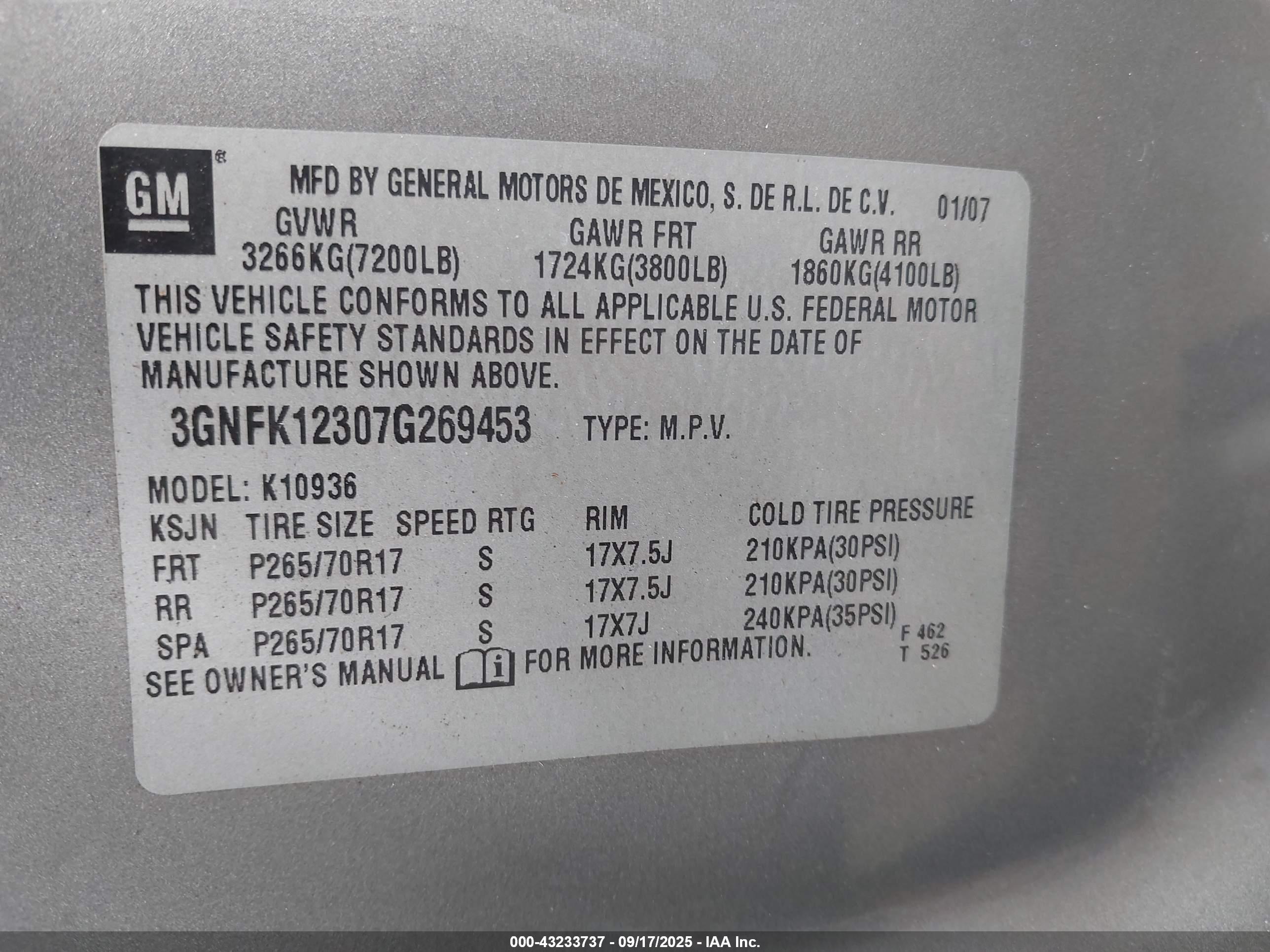 CHEVROLET AVALANCHE image 9