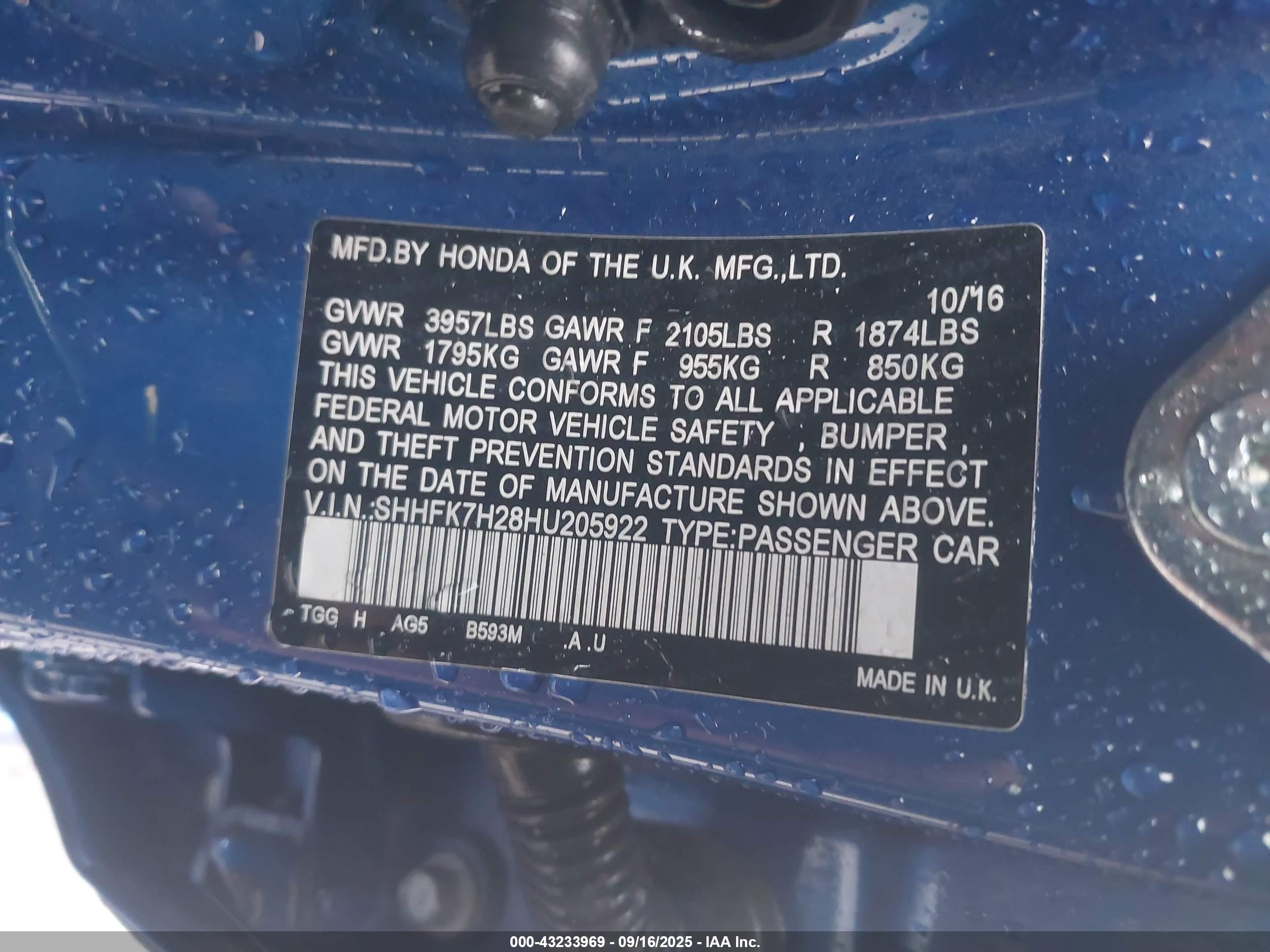 HONDA CIVIC image 9