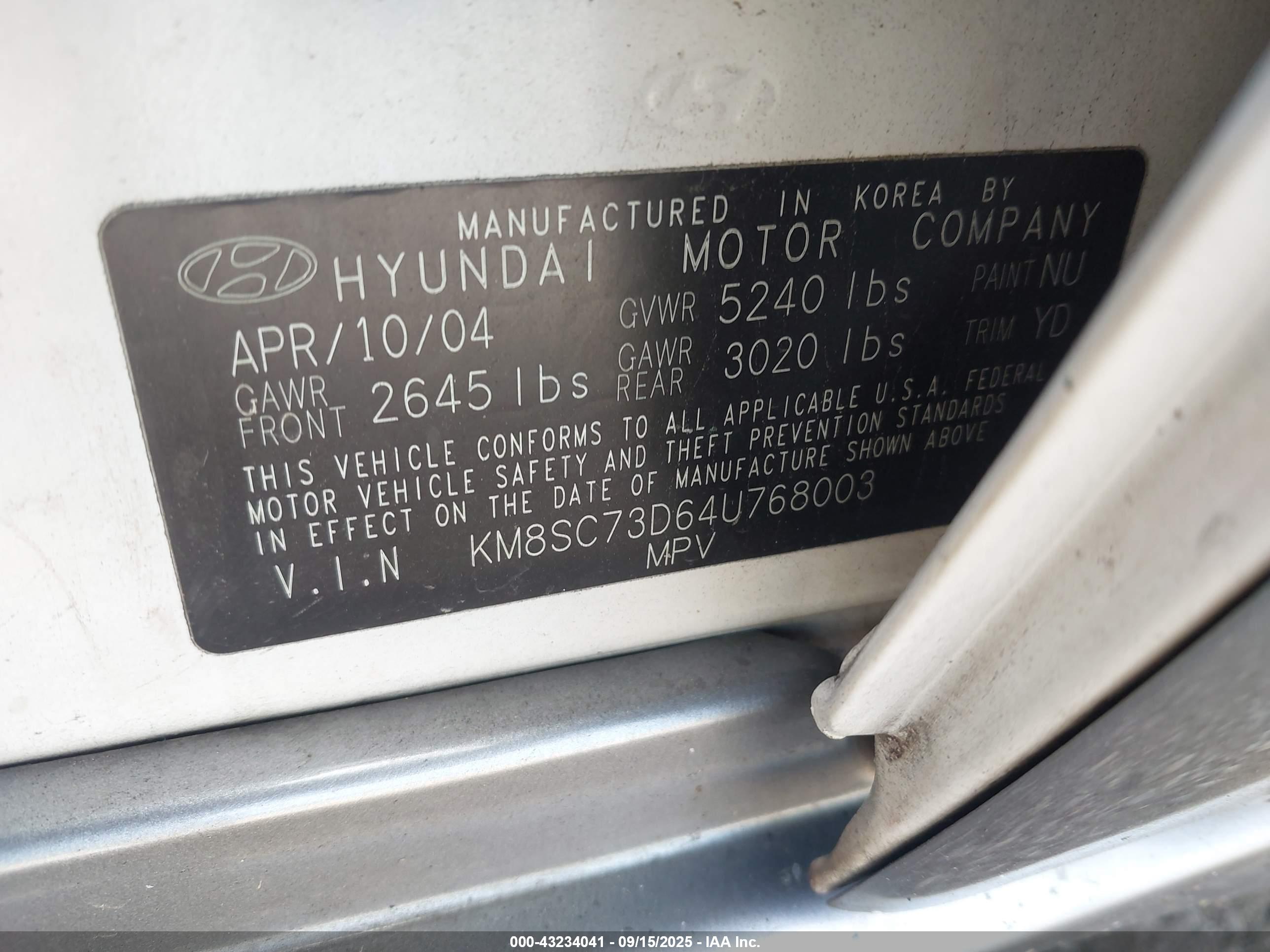 HYUNDAI SANTA image 9