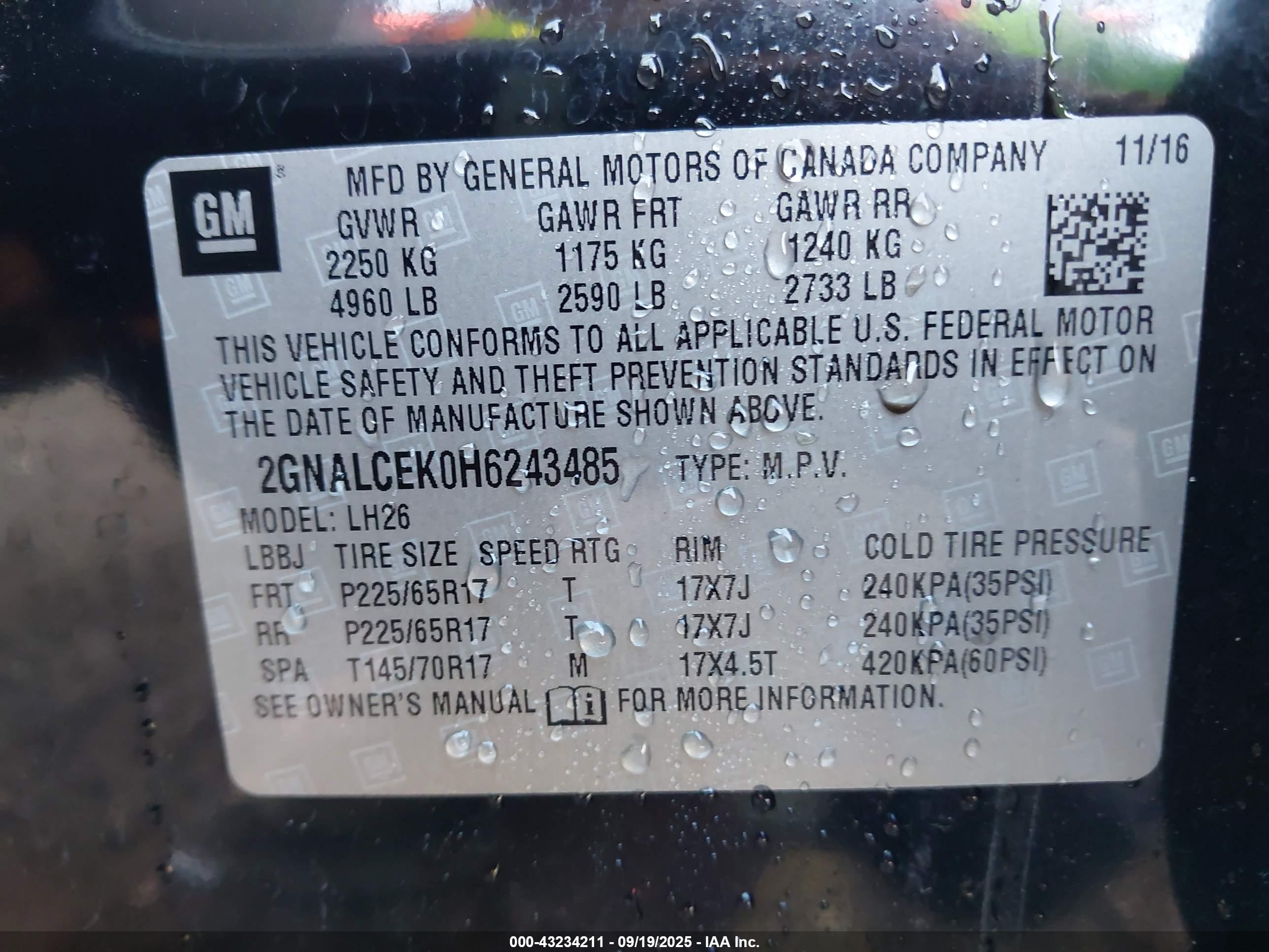 CHEVROLET EQUINOX image 9