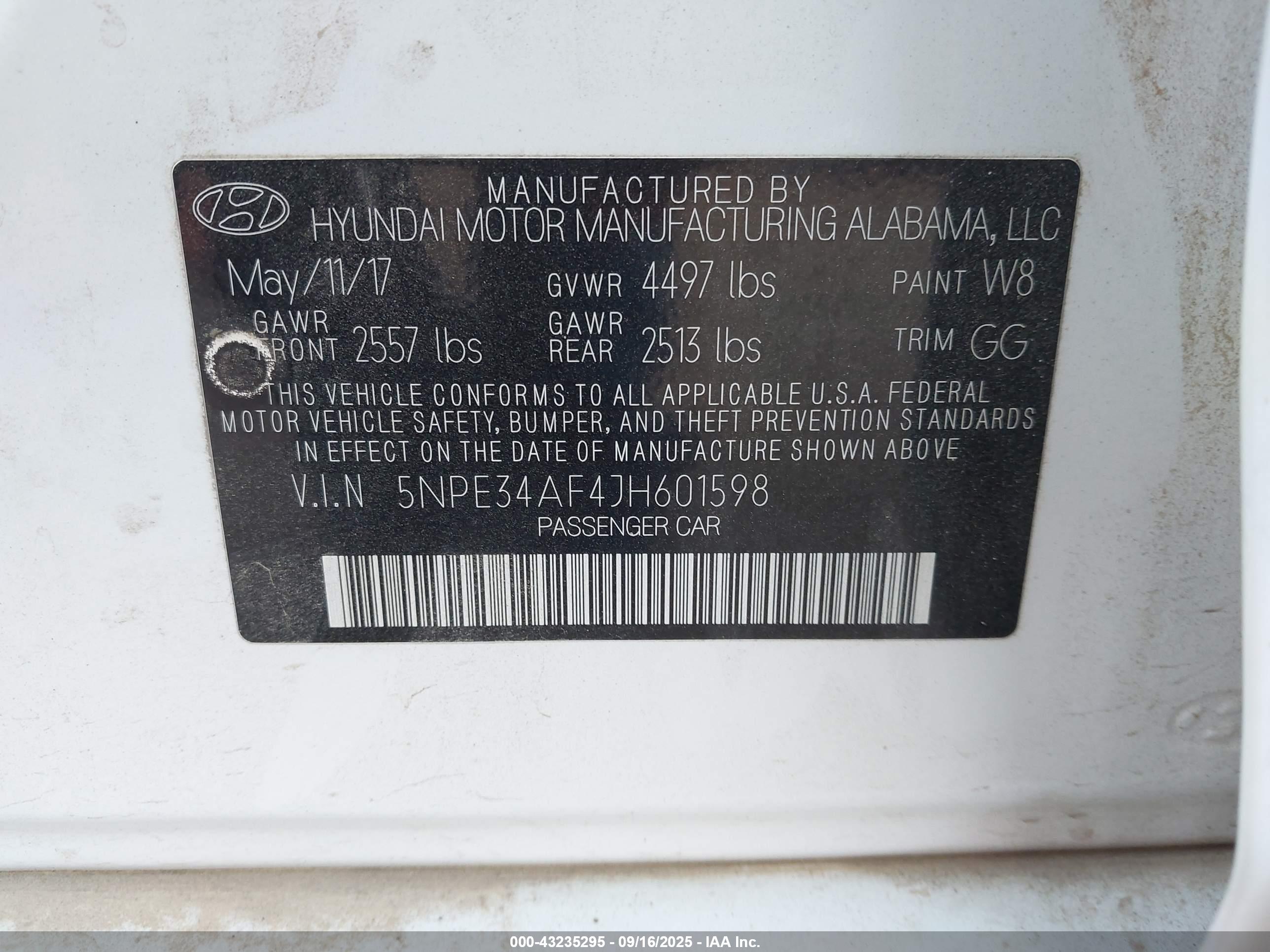 HYUNDAI SONATA image 9