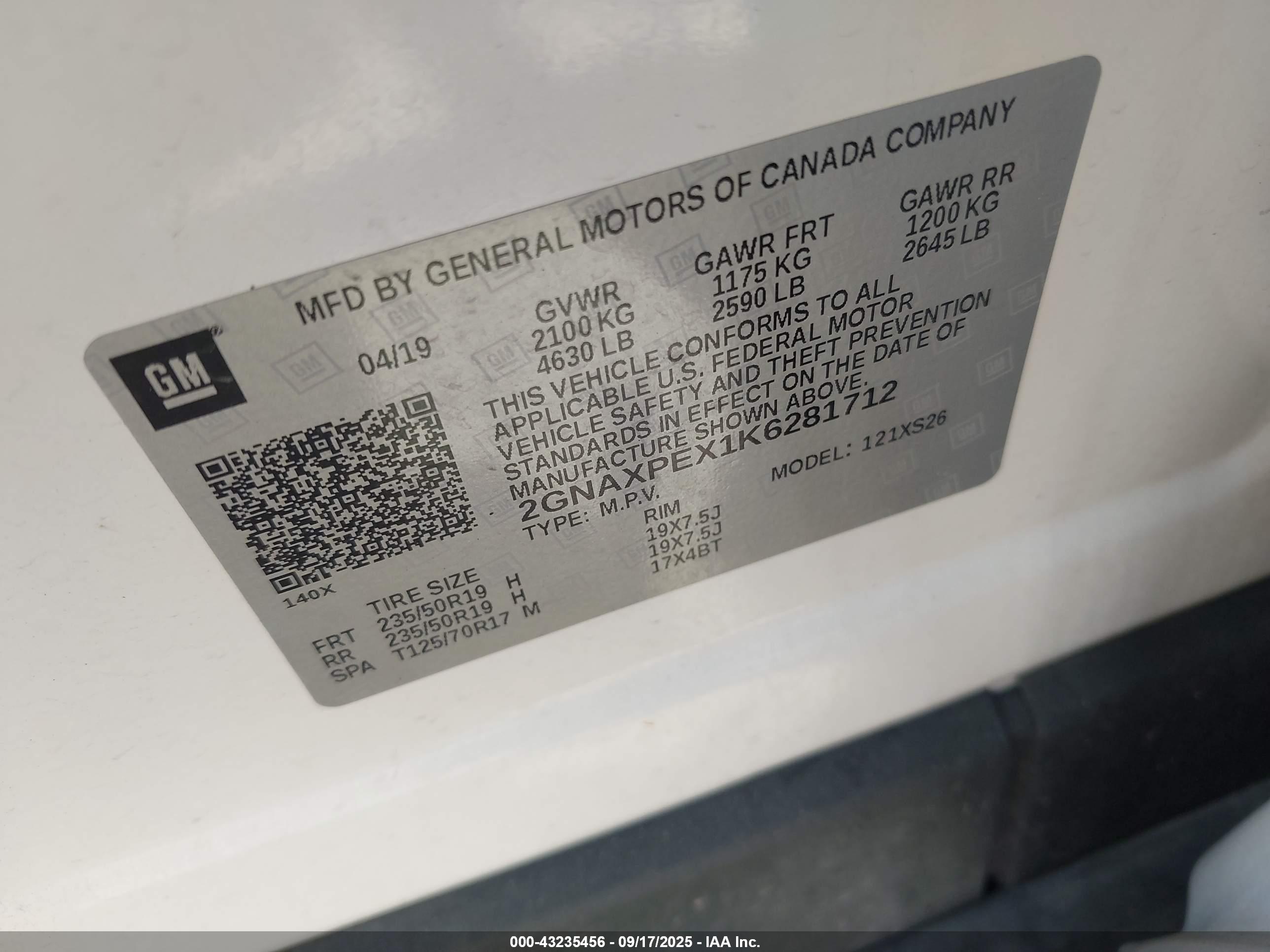 CHEVROLET EQUINOX image 9