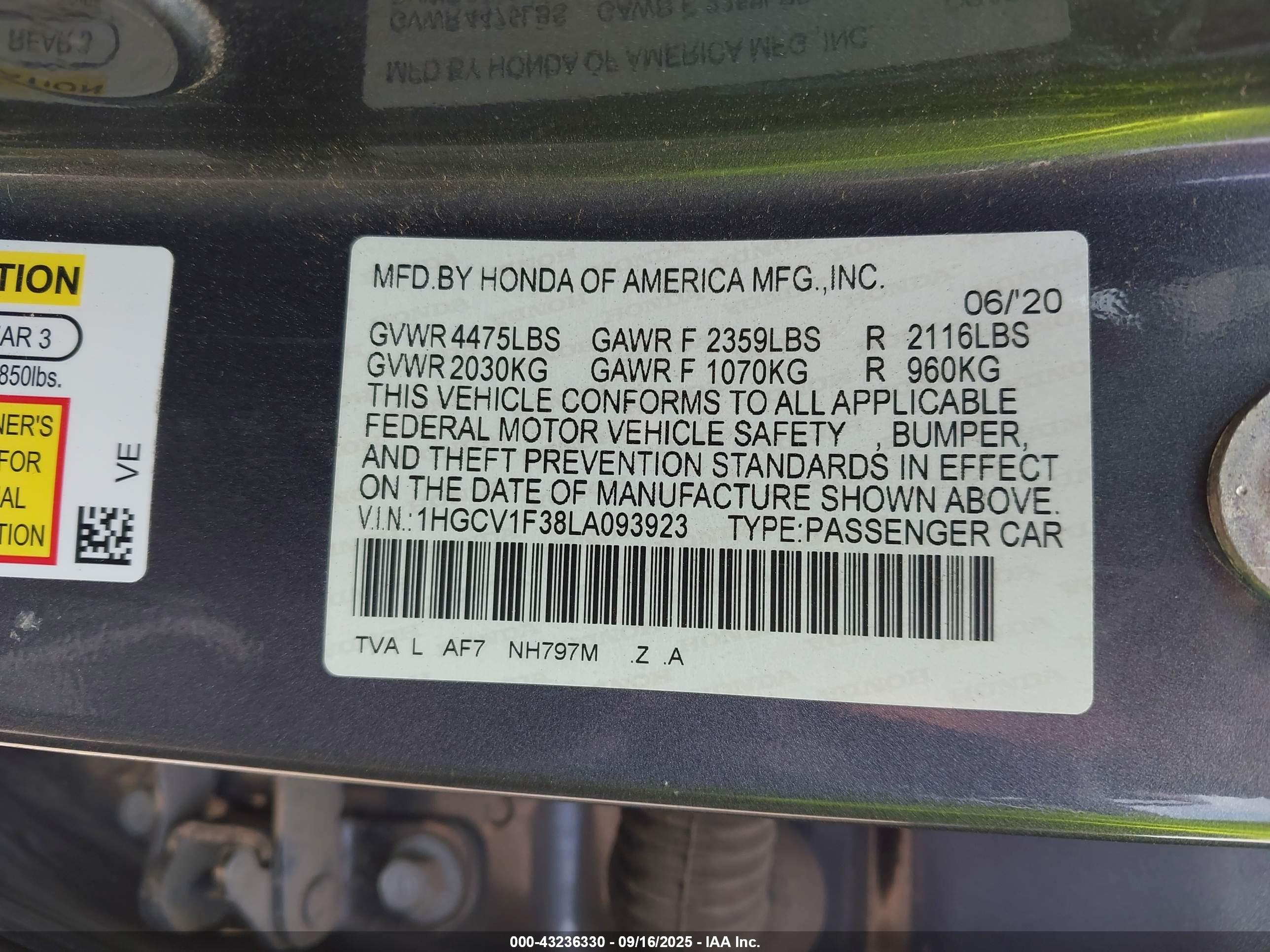 HONDA ACCORD image 9