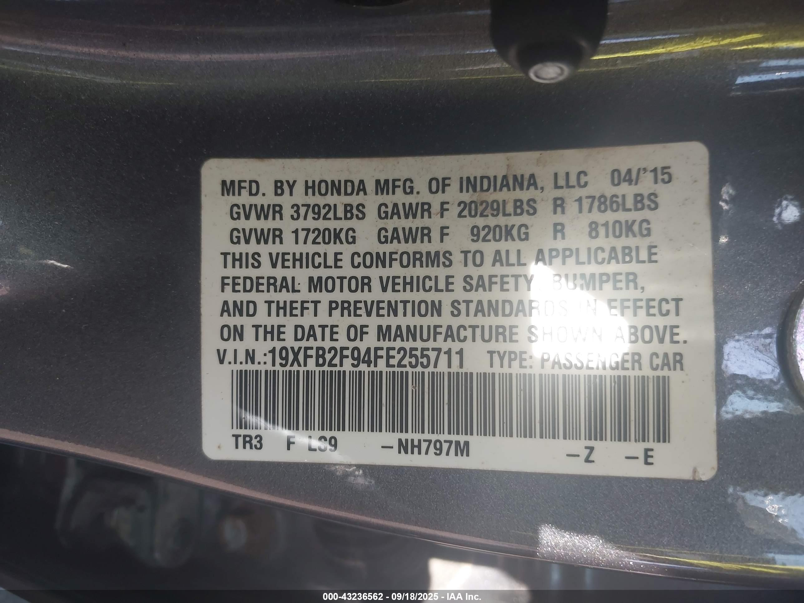 HONDA CIVIC image 9