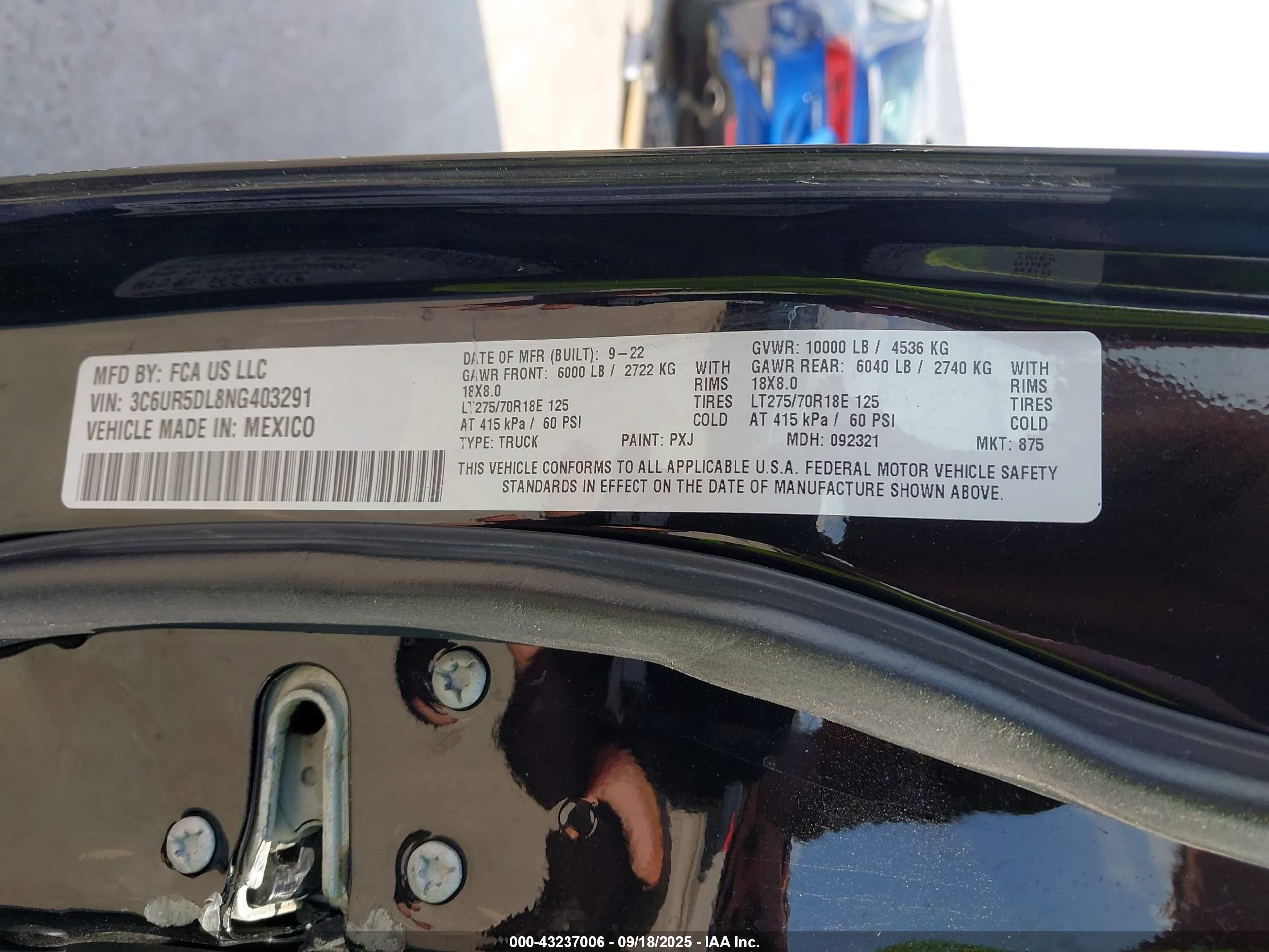 RAM 2500 image 9