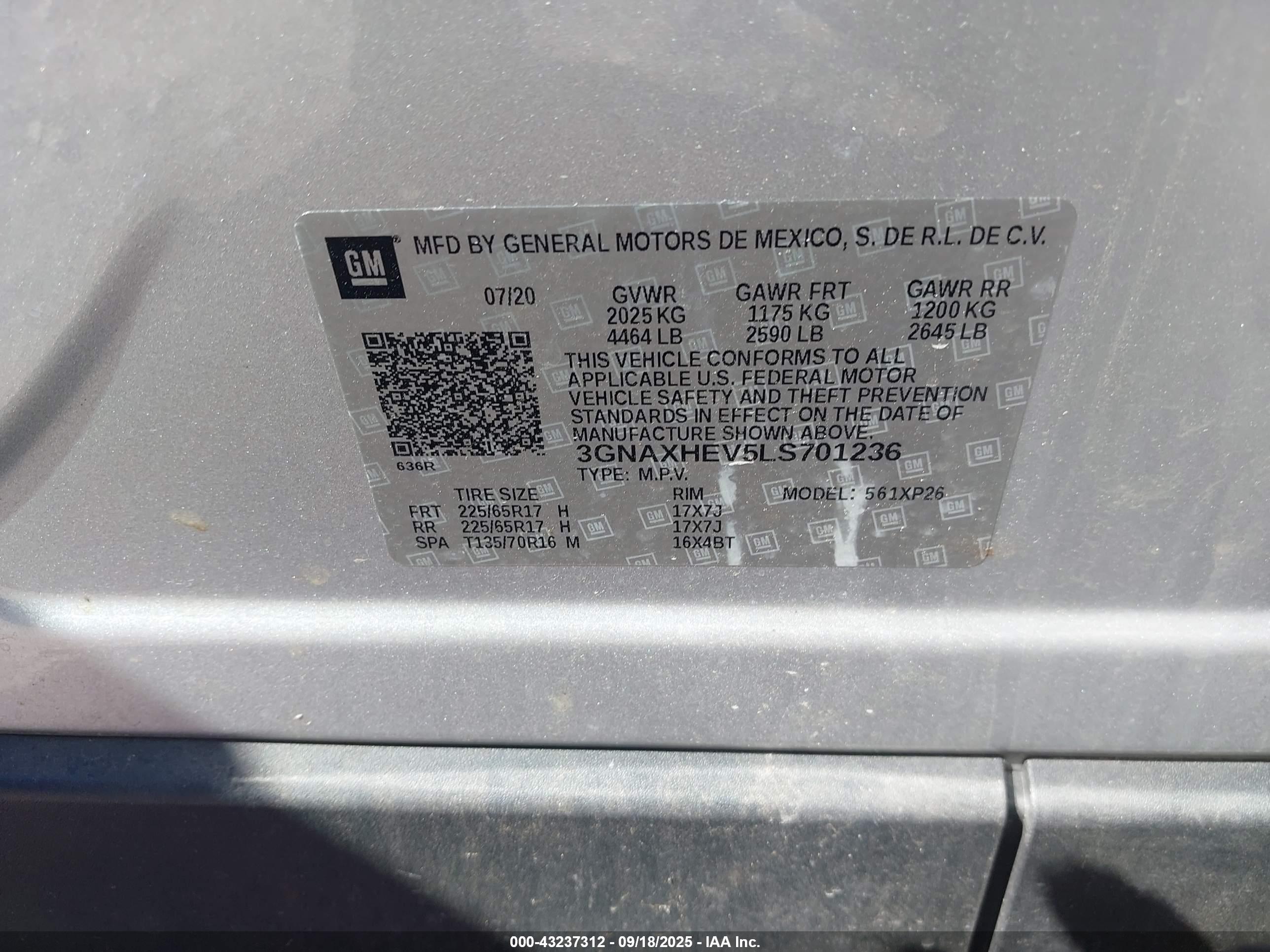 CHEVROLET EQUINOX image 9