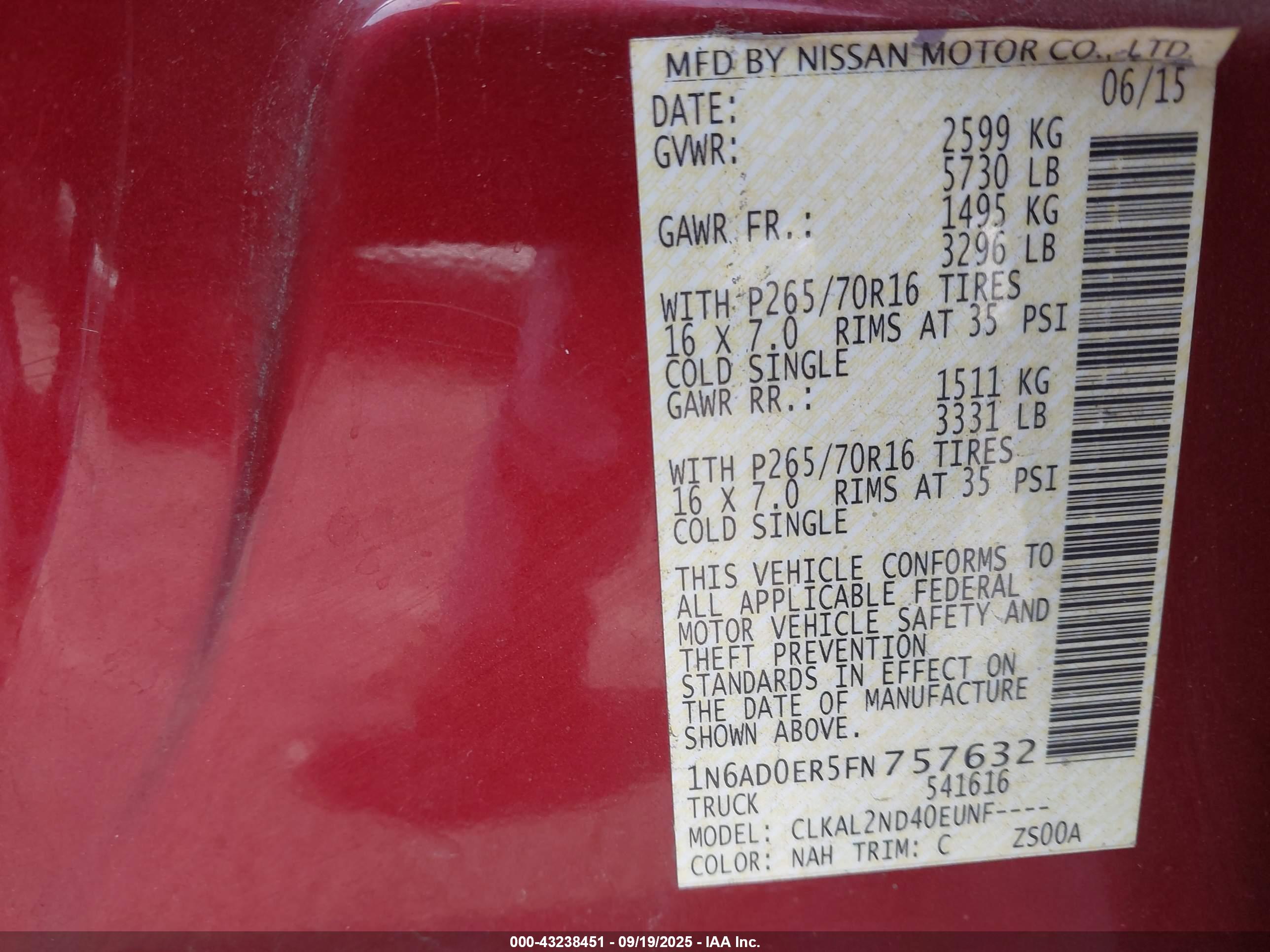 NISSAN FRONTIER image 9