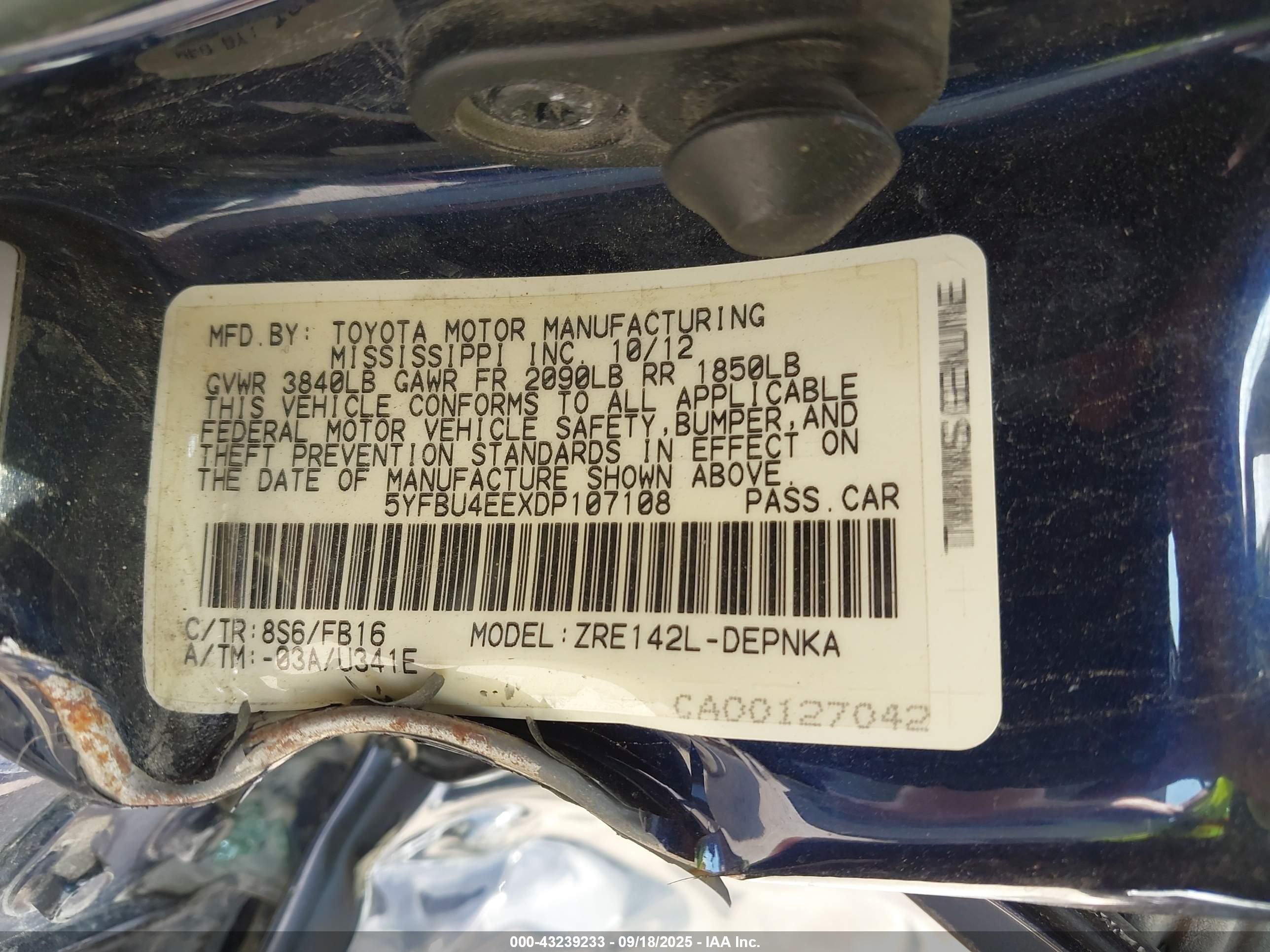 TOYOTA COROLLA image 9