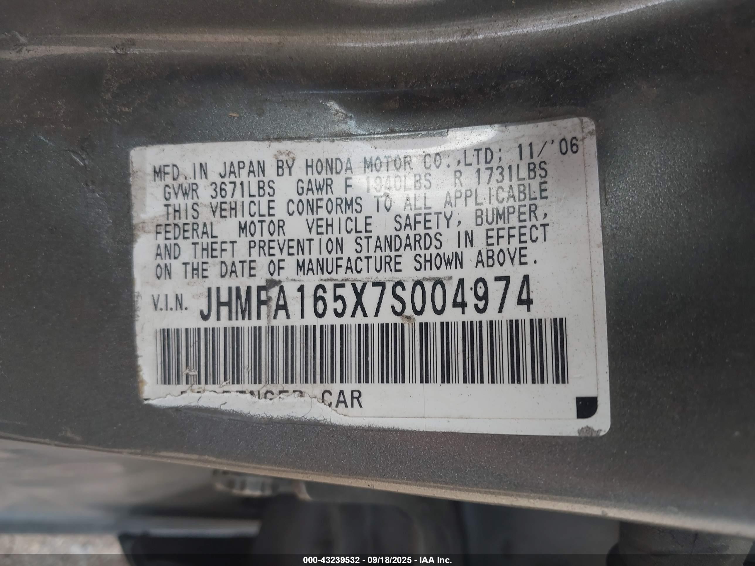HONDA CIVIC image 9