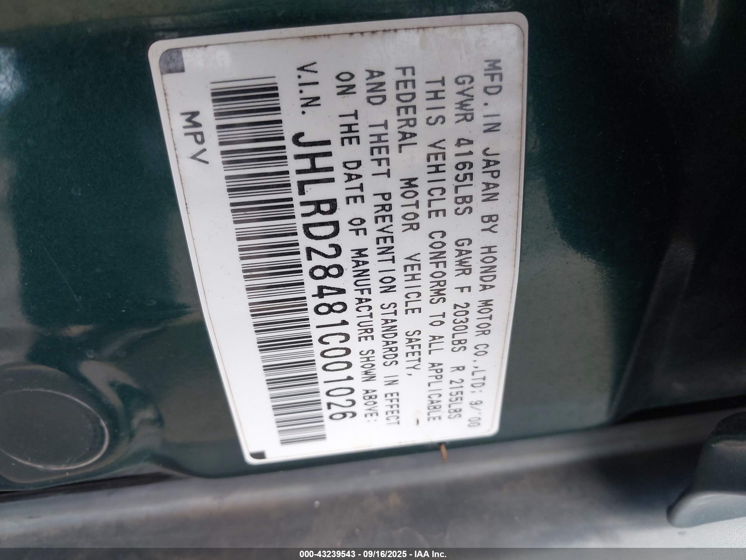 HONDA CR-V image 9