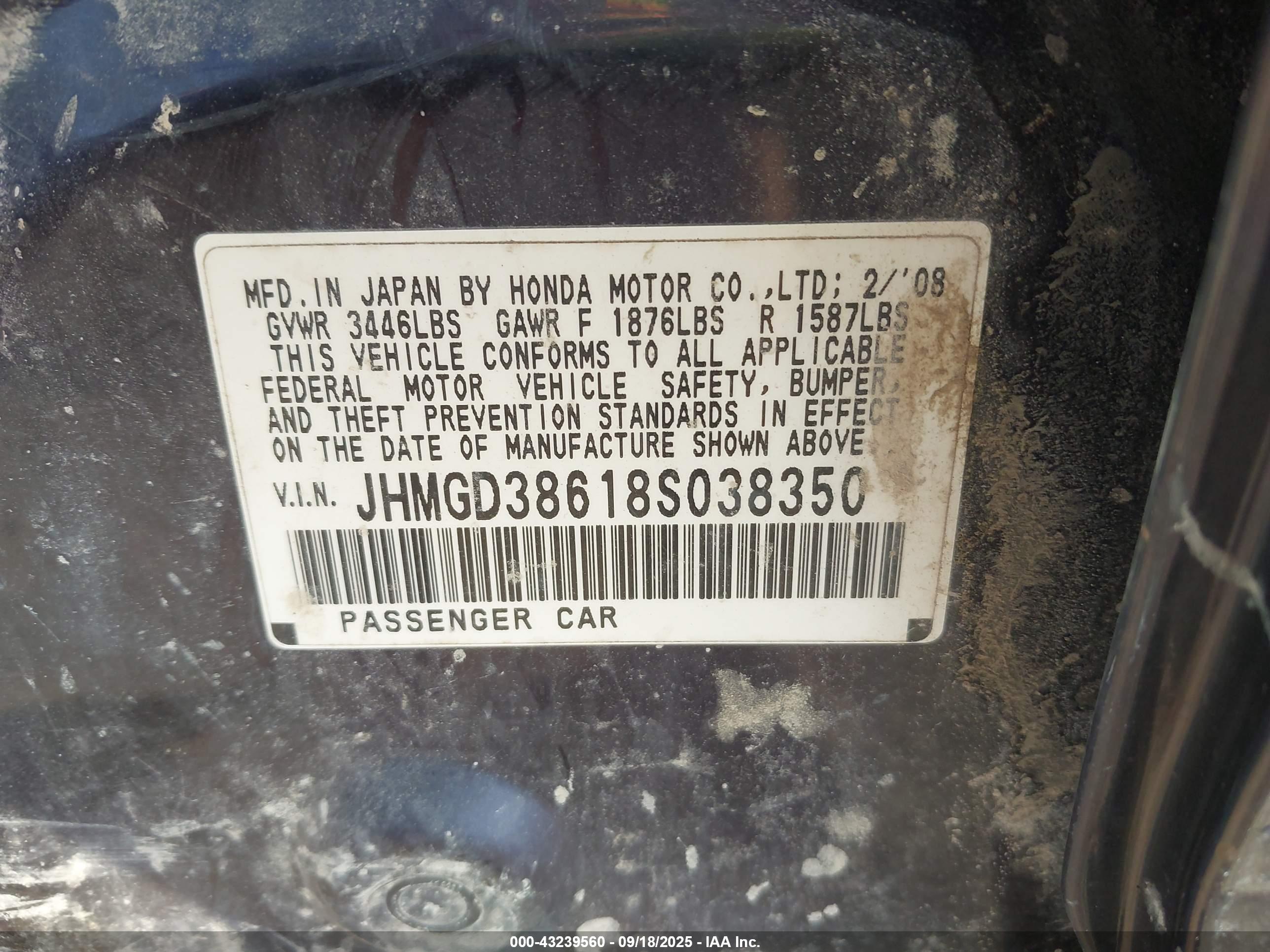 HONDA FIT image 9
