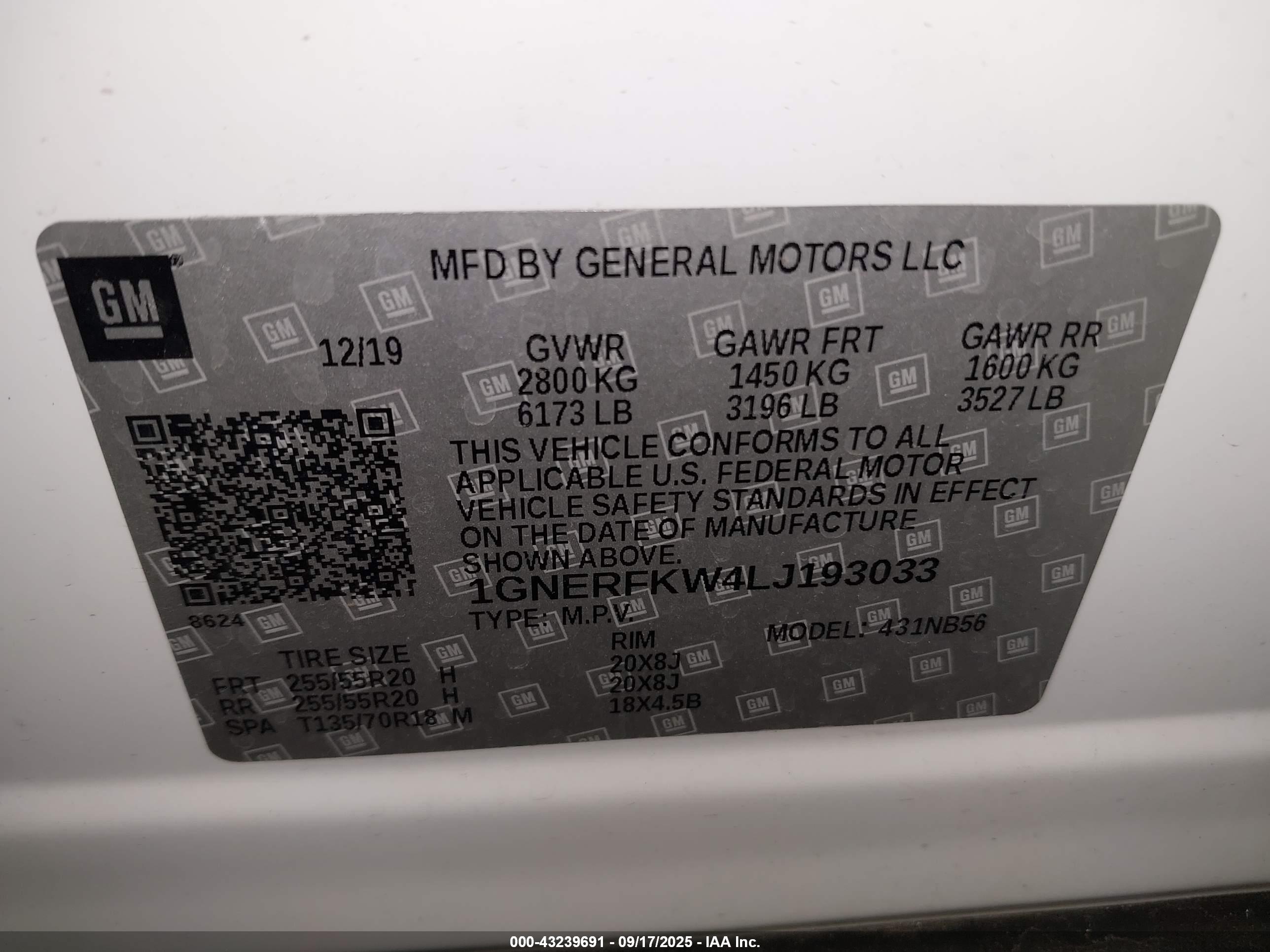 CHEVROLET TRAVERSE image 9