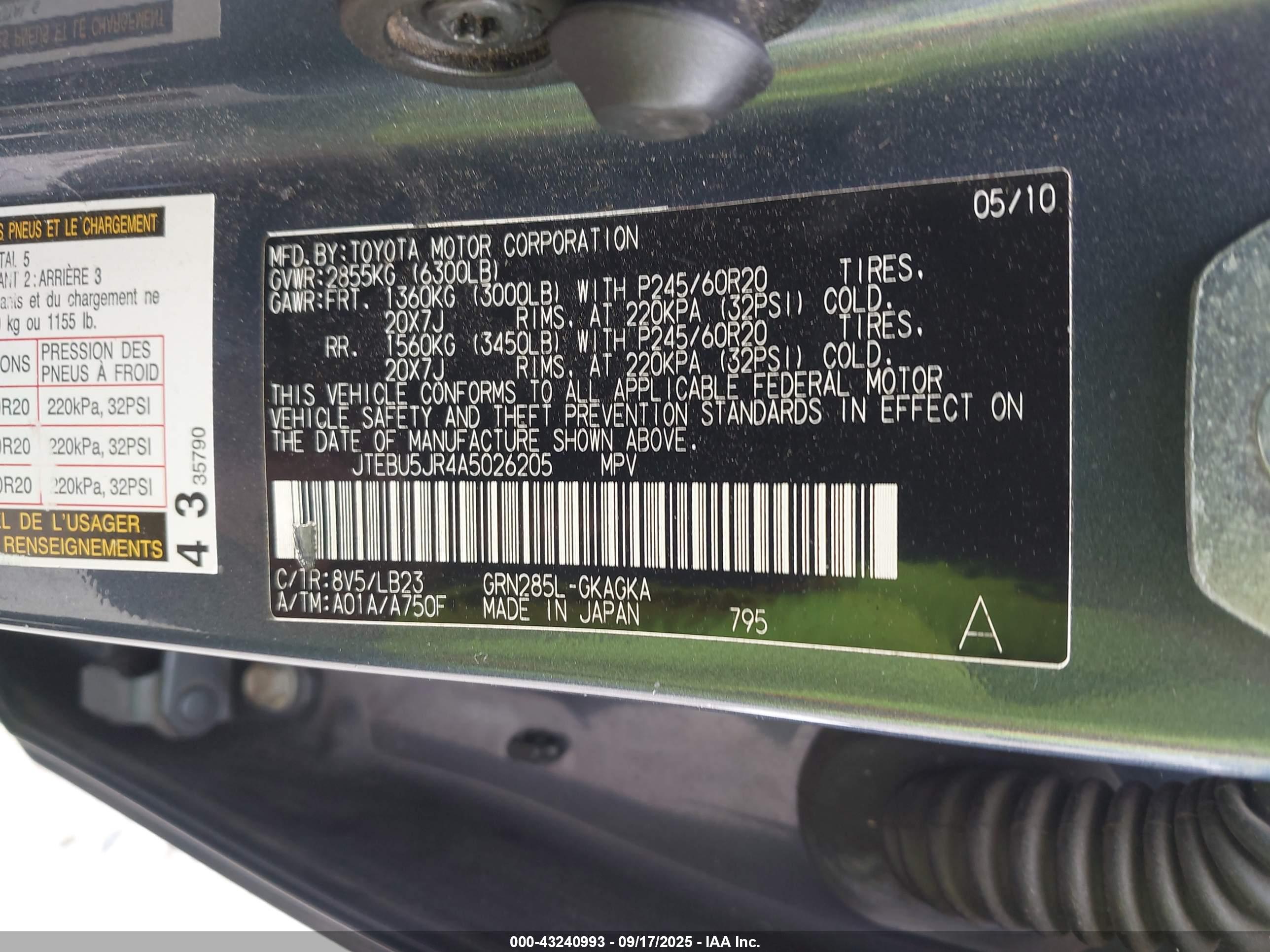 TOYOTA 4RUNNER image 9