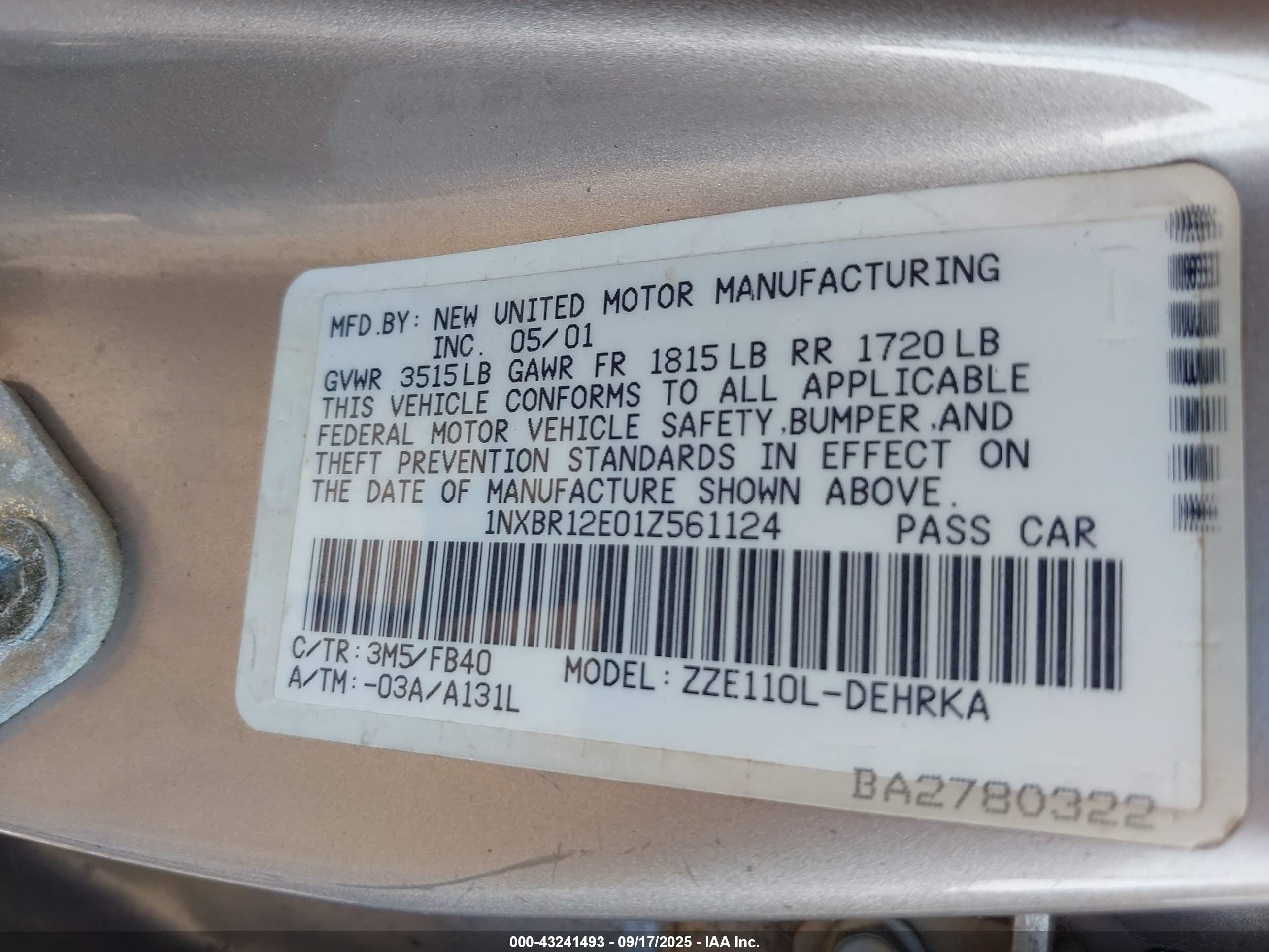 TOYOTA COROLLA image 9