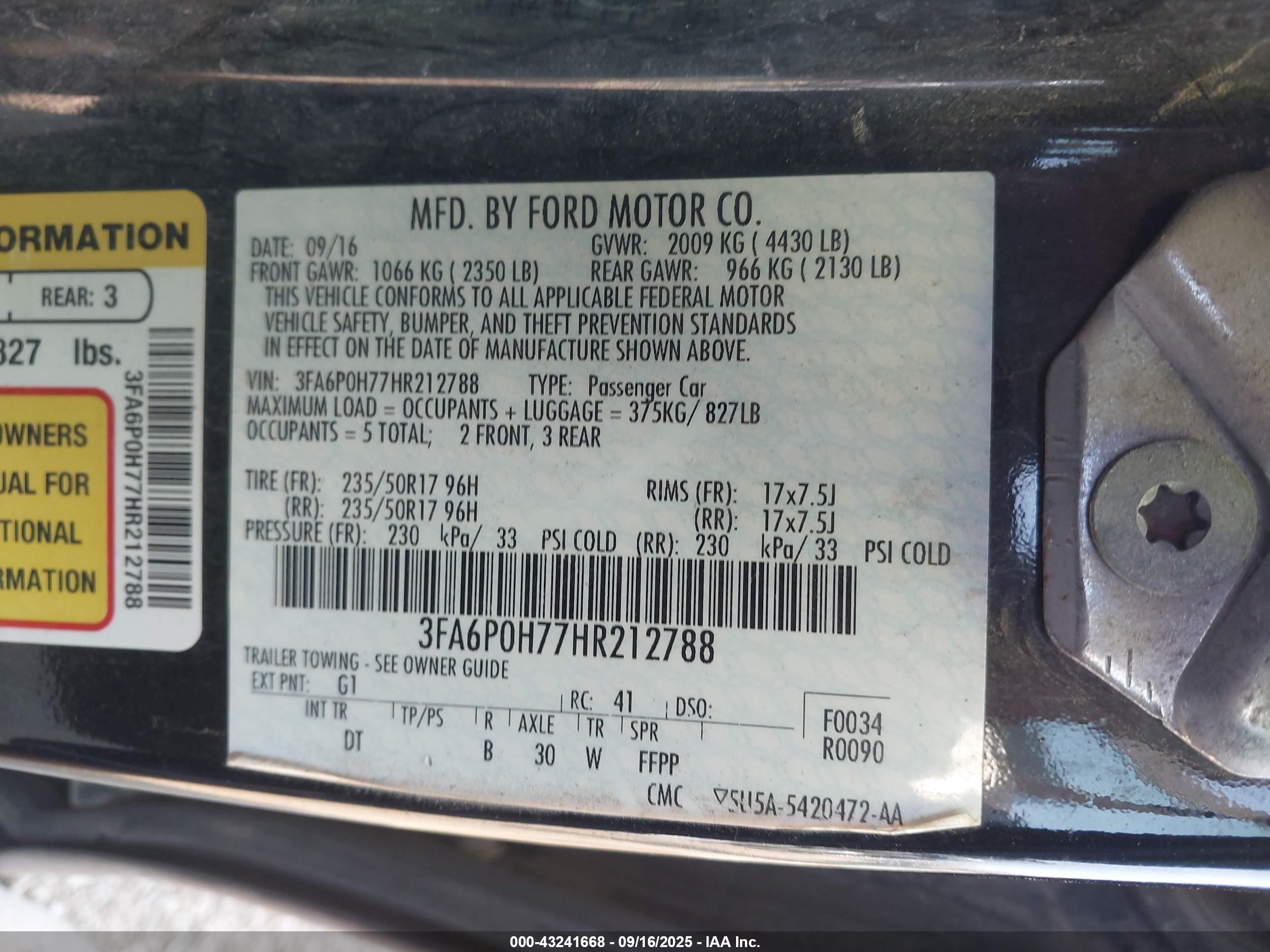 FORD FUSION image 9