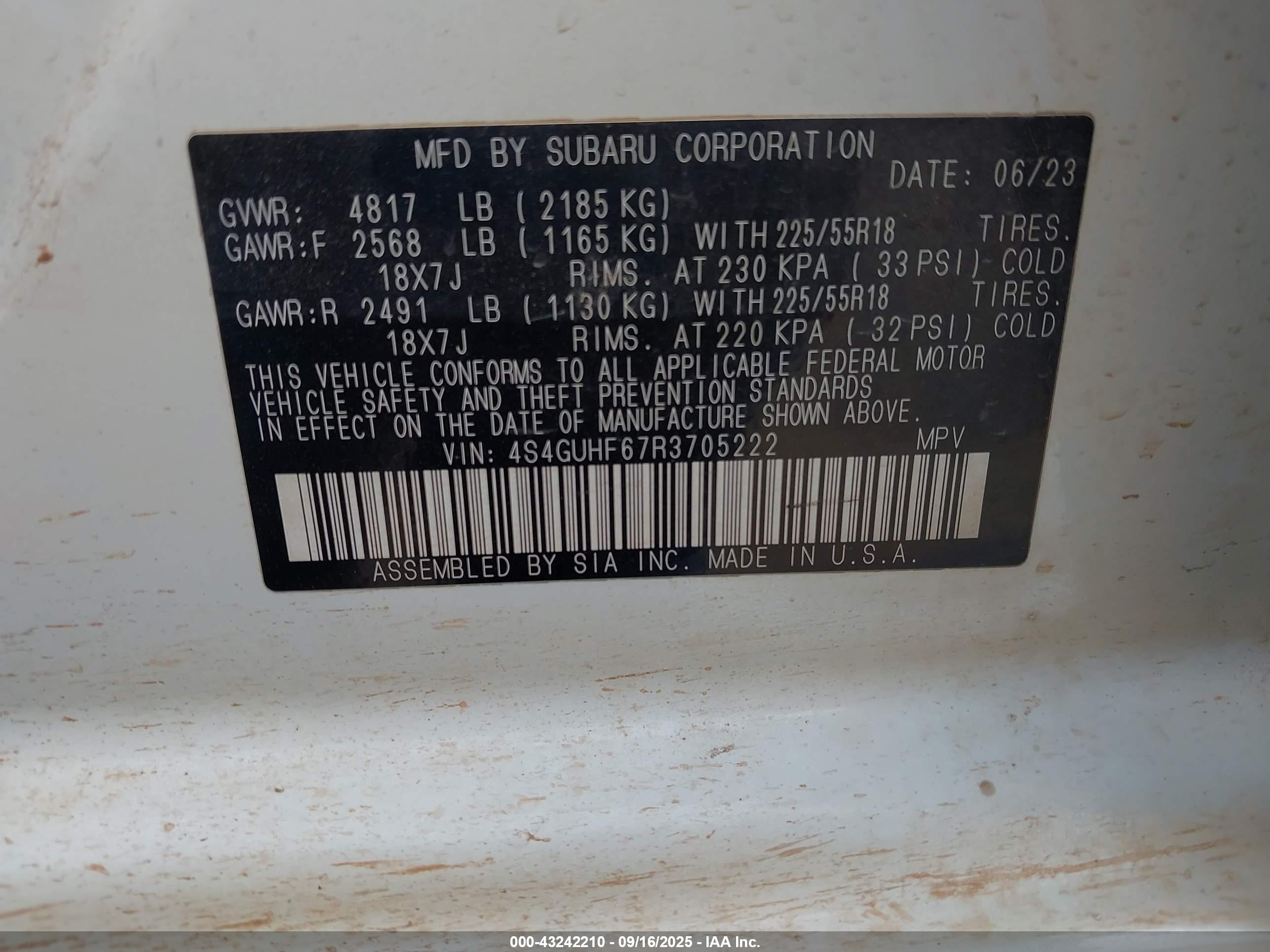 SUBARU CROSSTREK image 9