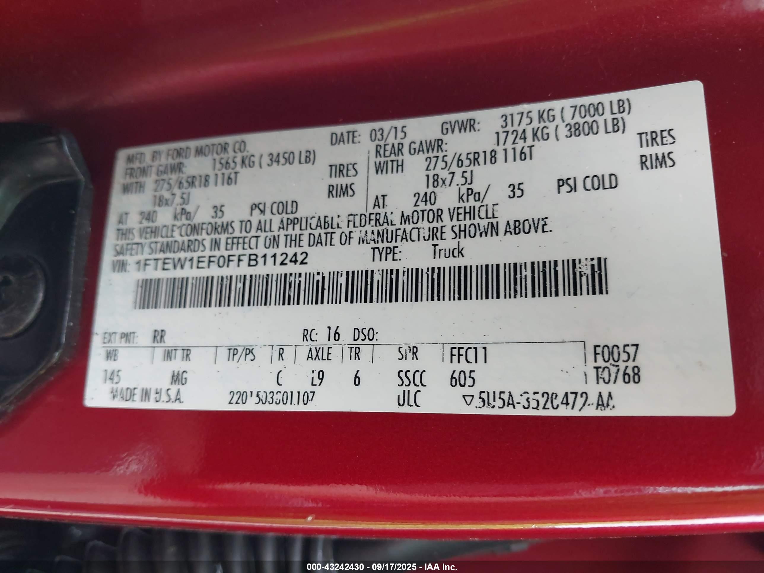 FORD F-150 image 9