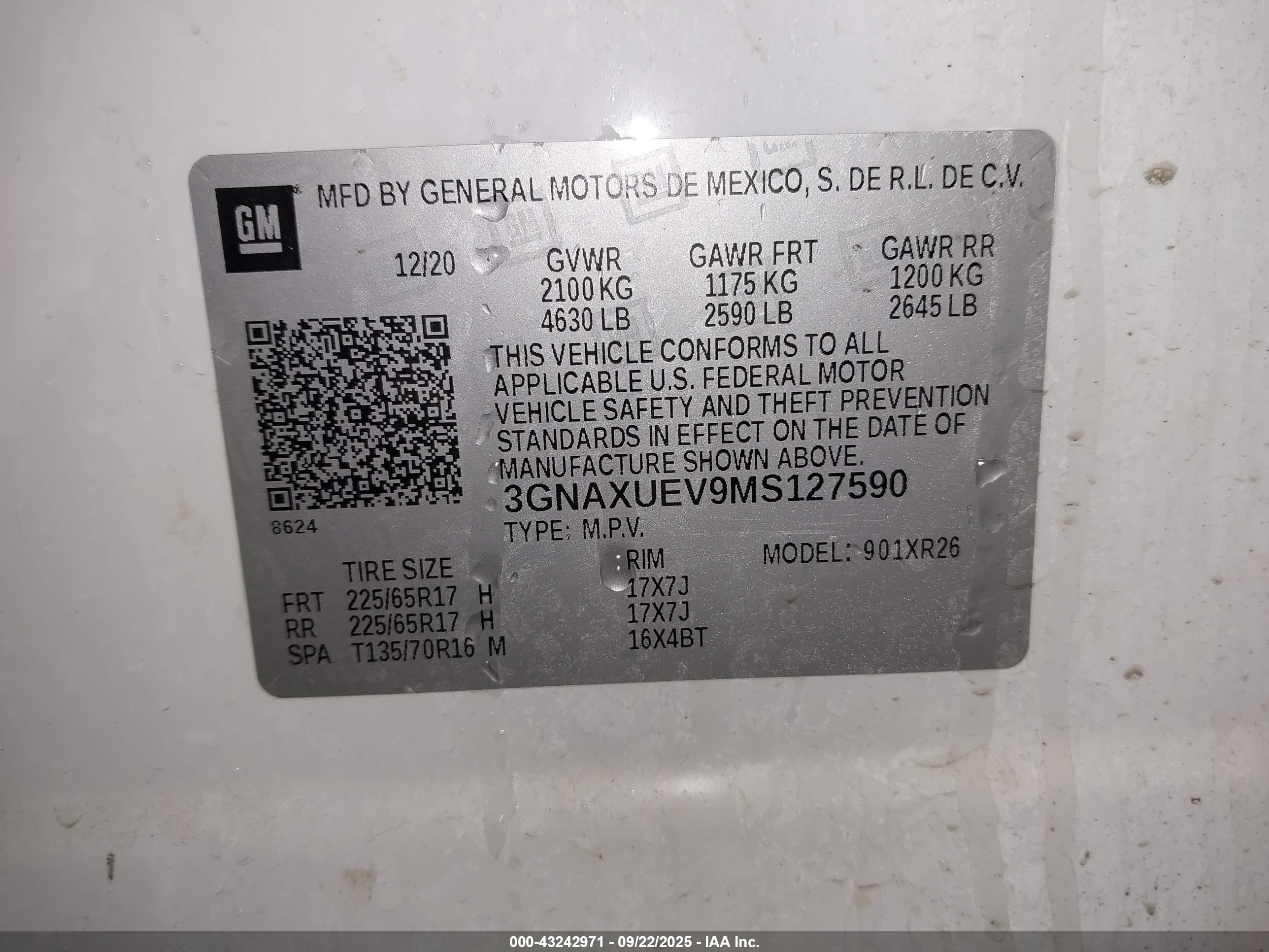 CHEVROLET EQUINOX image 9