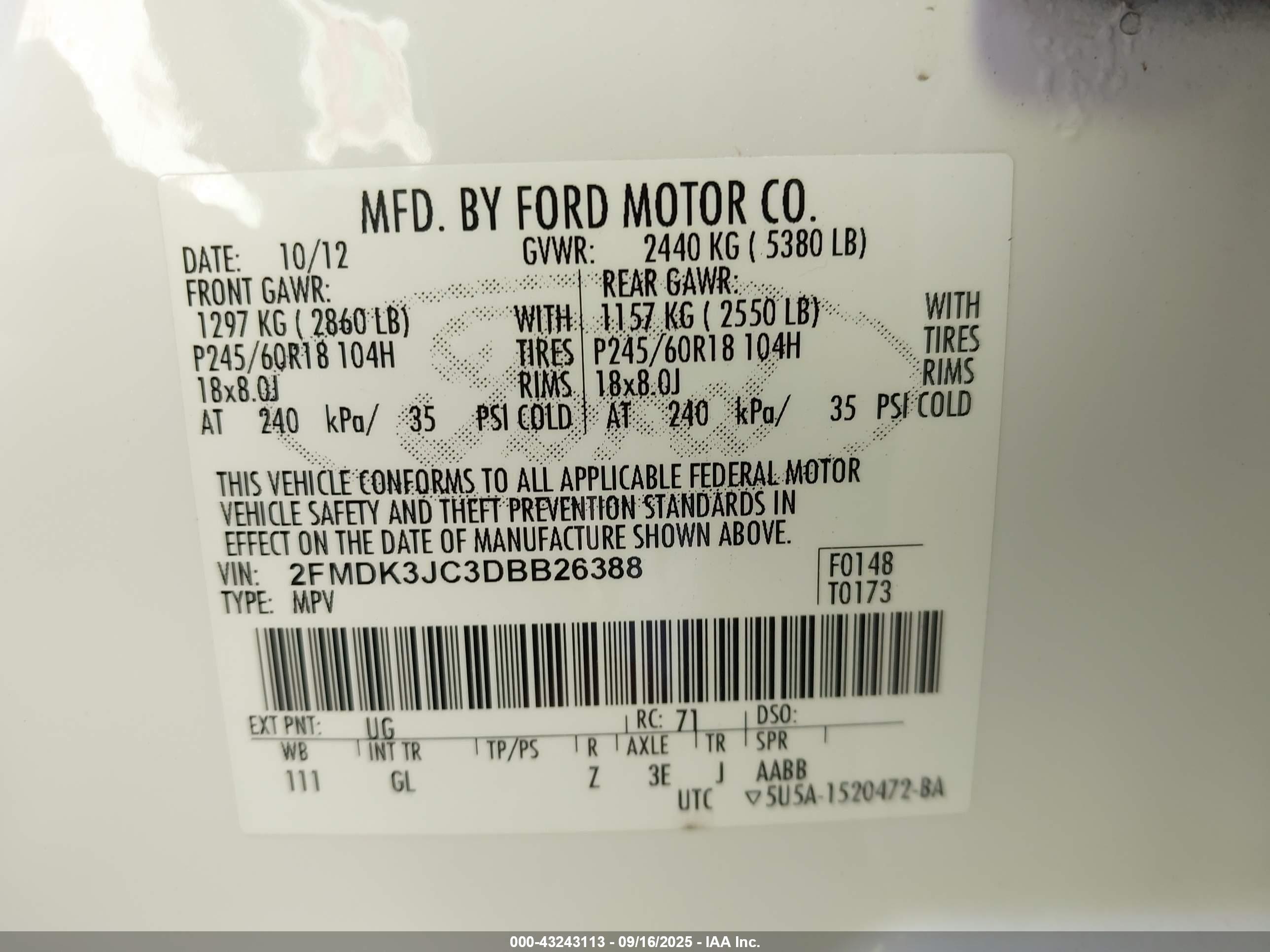FORD EDGE image 9