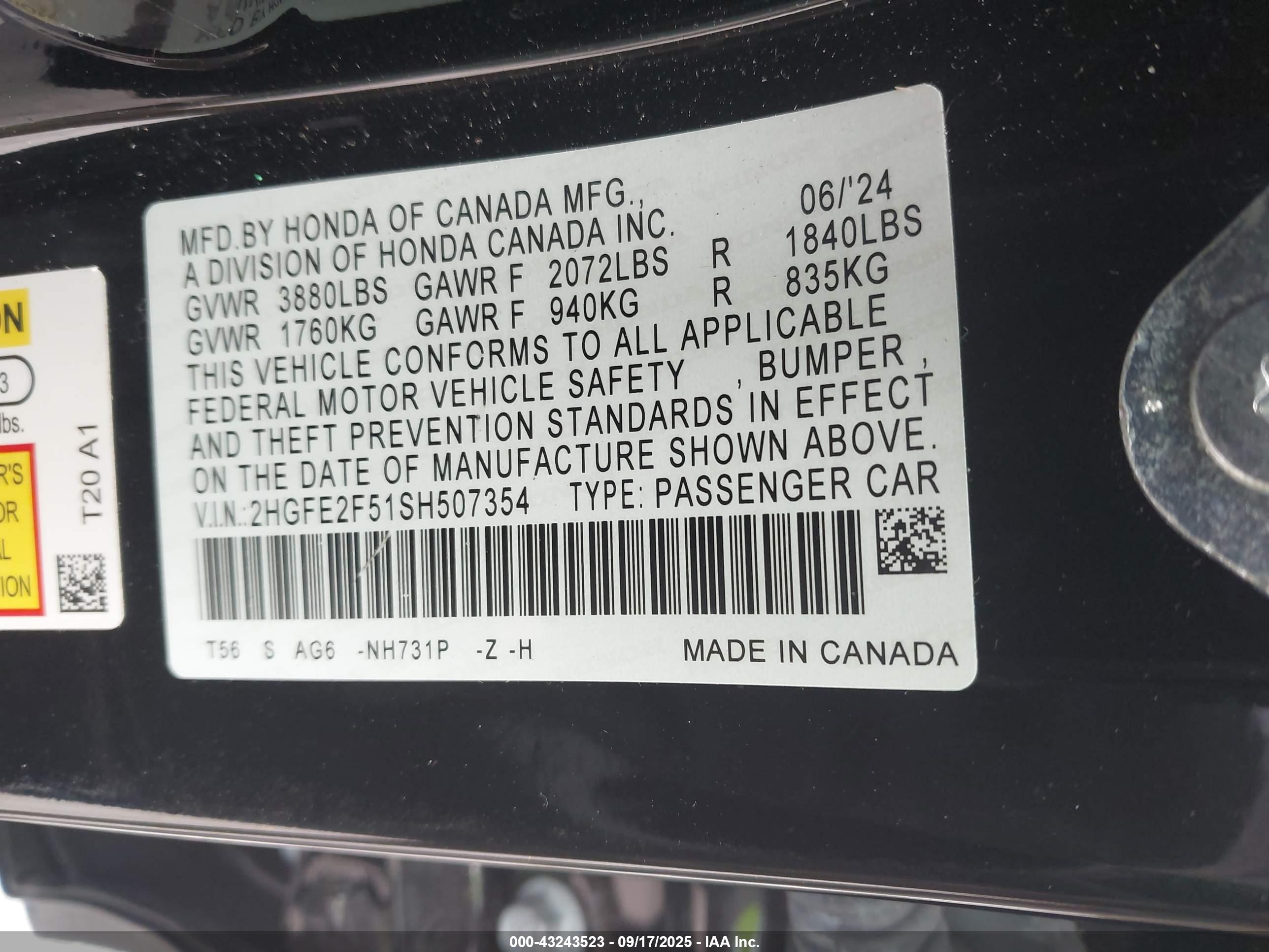 HONDA CIVIC image 9