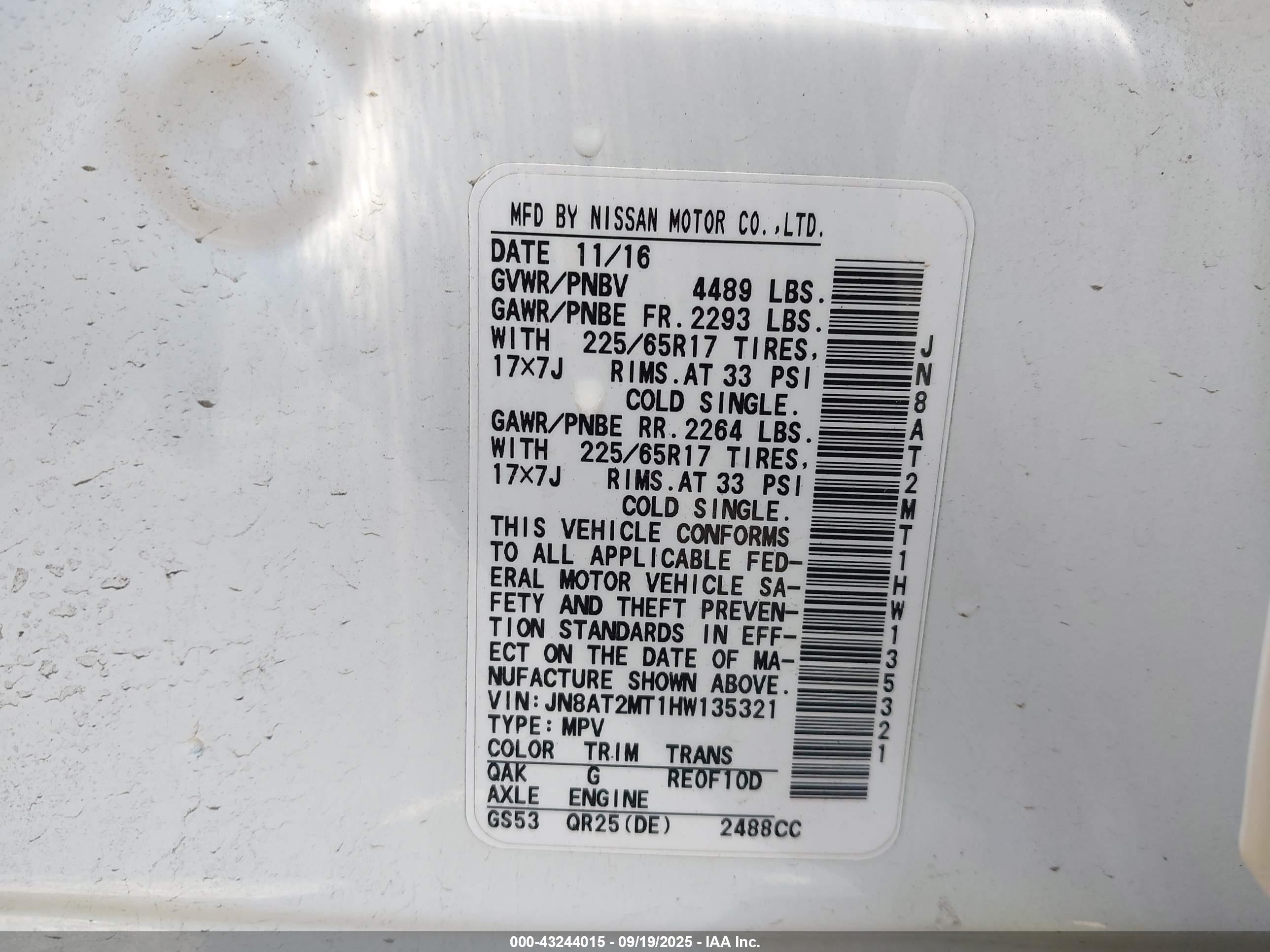 NISSAN ROGUE image 9