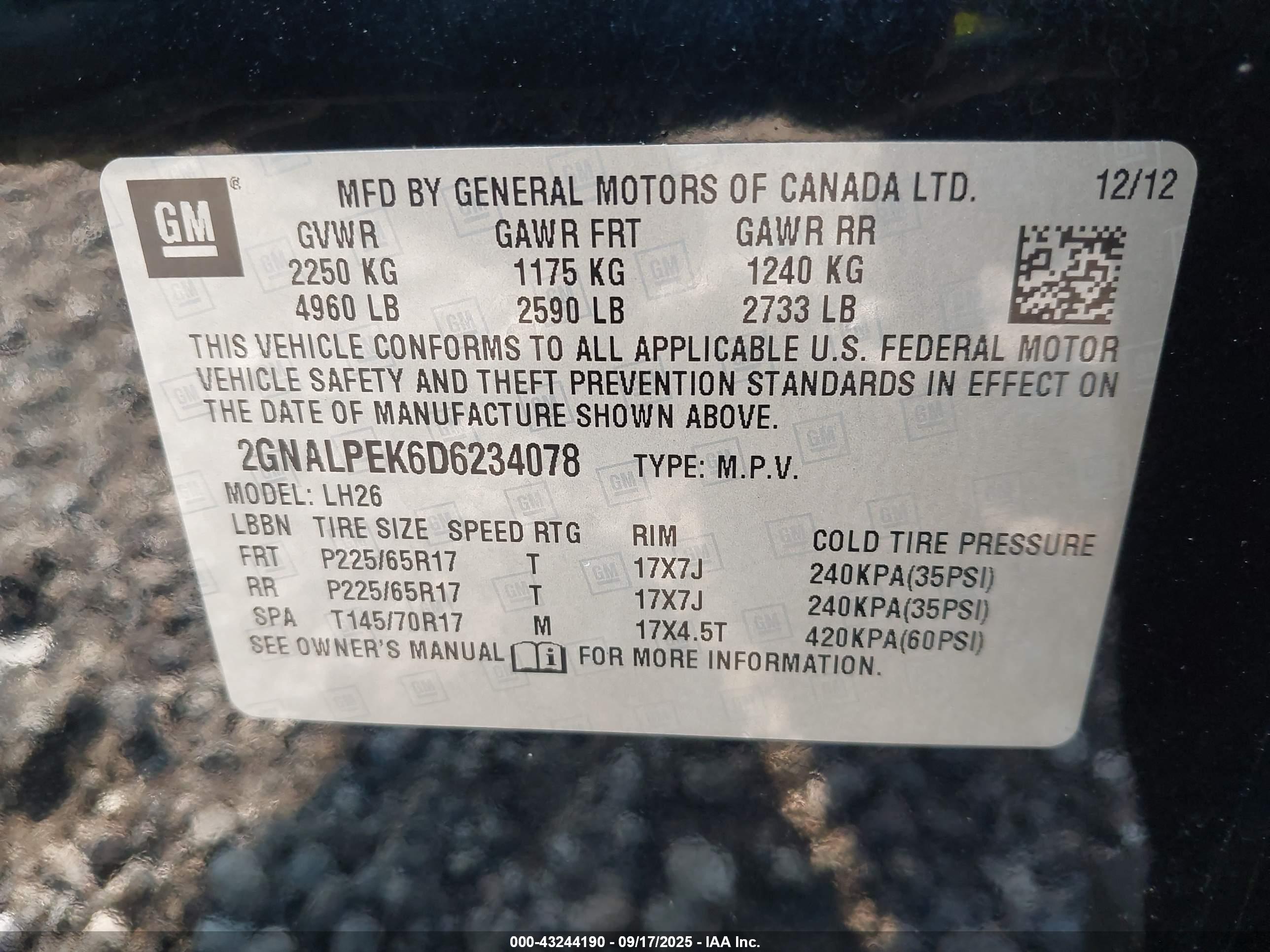 CHEVROLET EQUINOX image 9