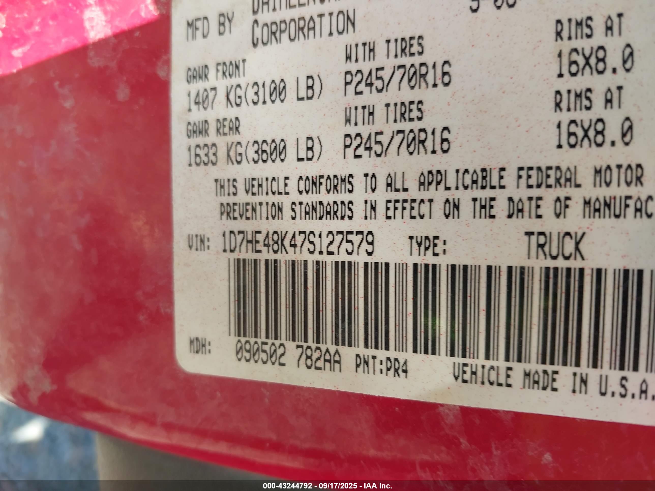 DODGE DAKOTA image 9
