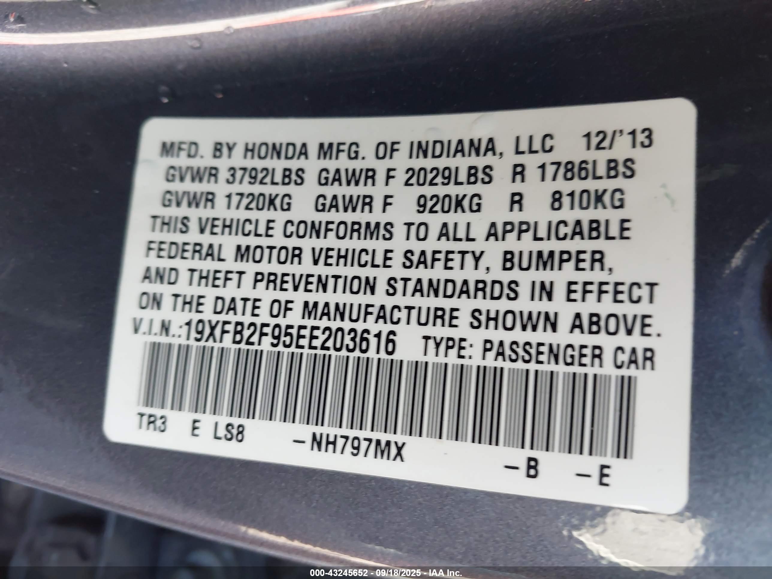 HONDA CIVIC image 9