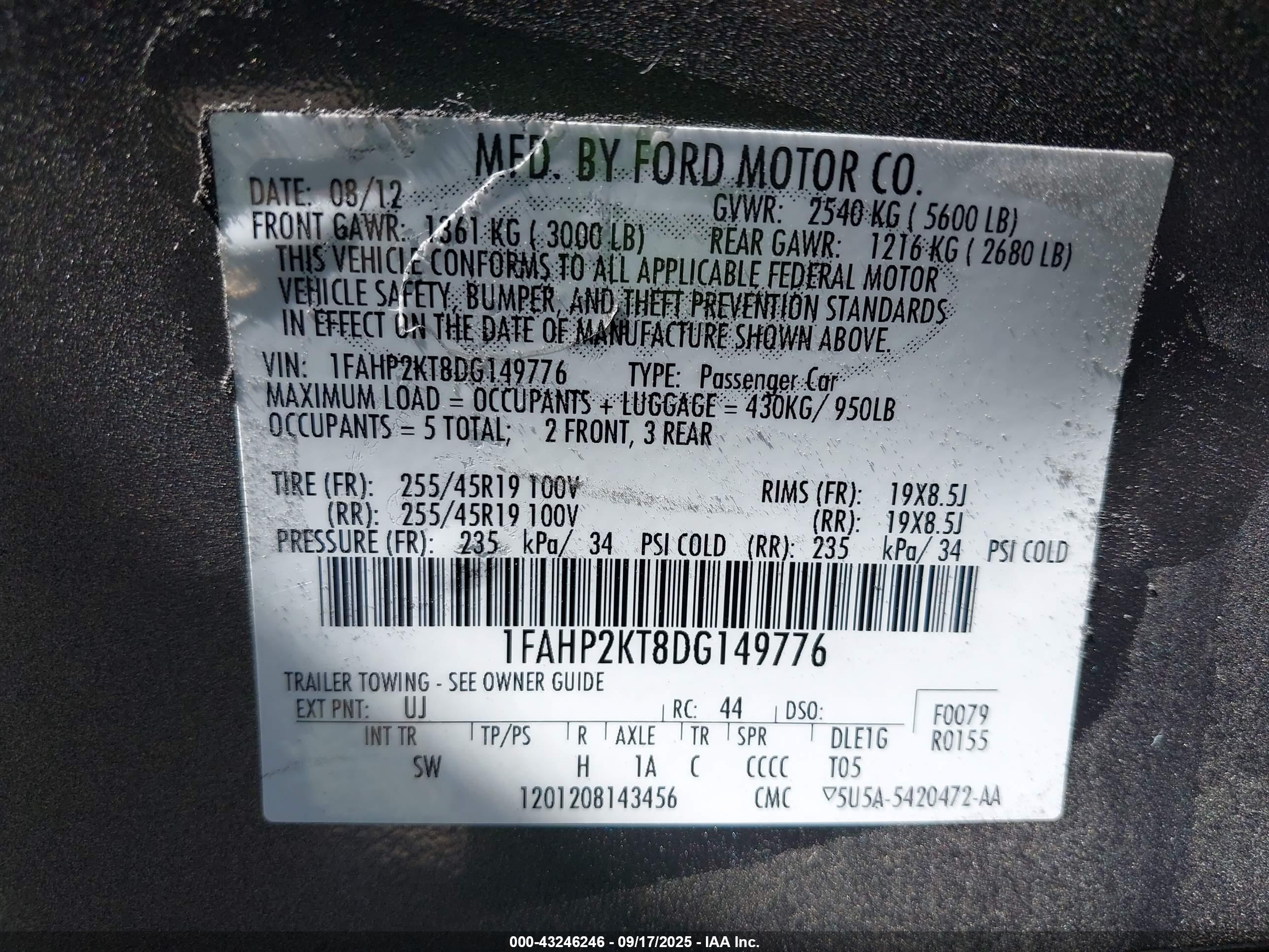 FORD TAURUS image 9