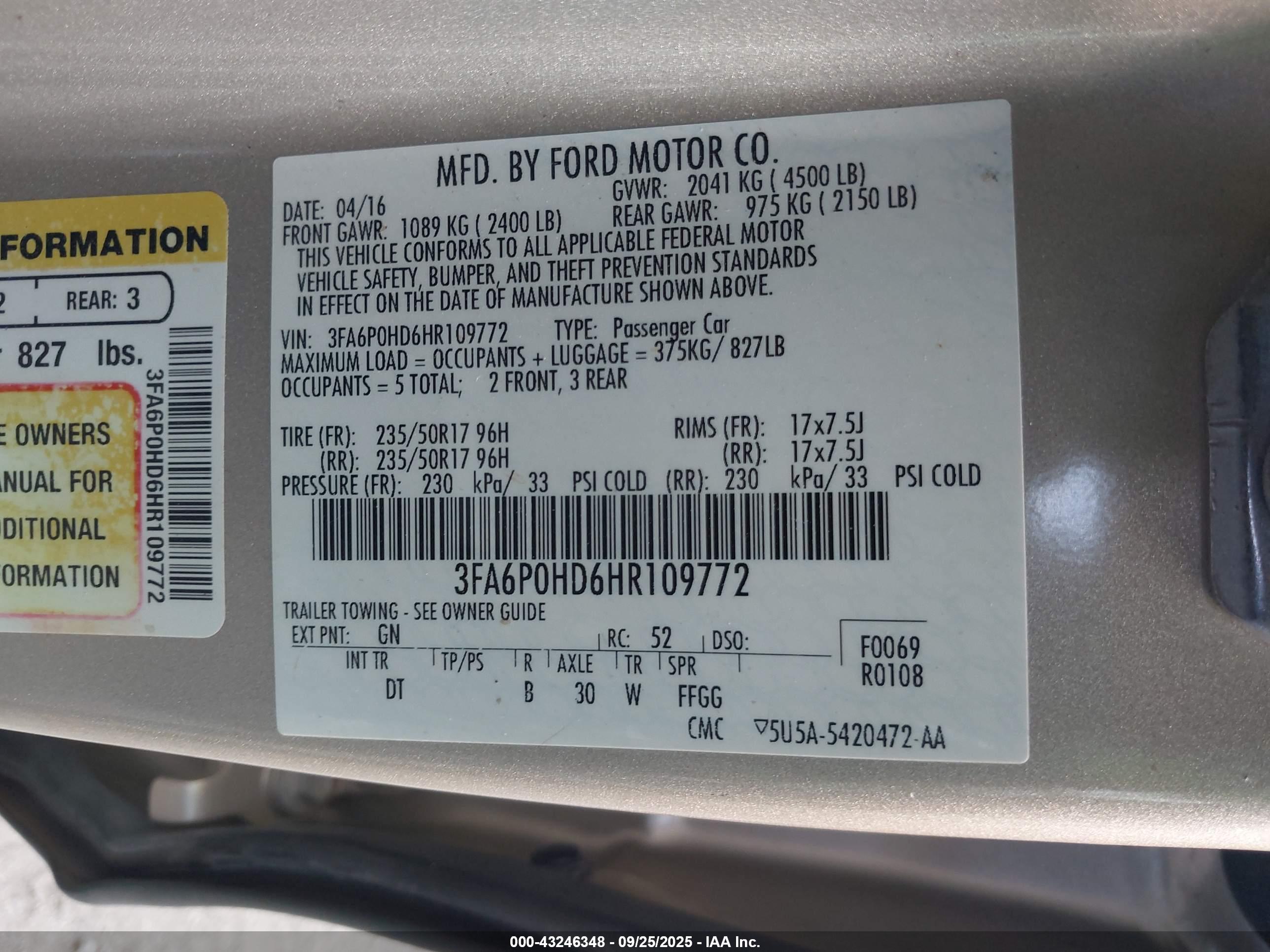 FORD FUSION image 9