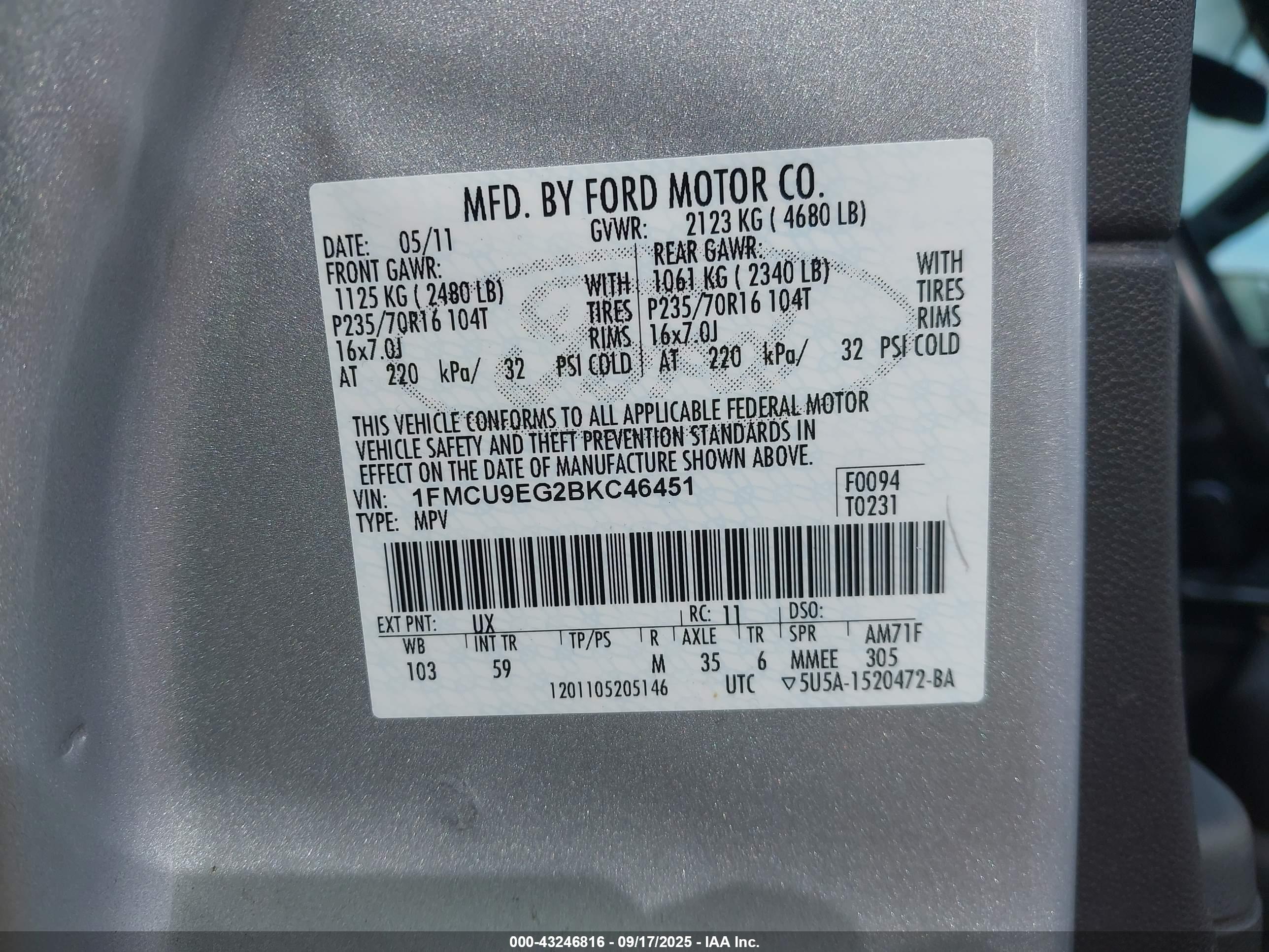 FORD ESCAPE image 9