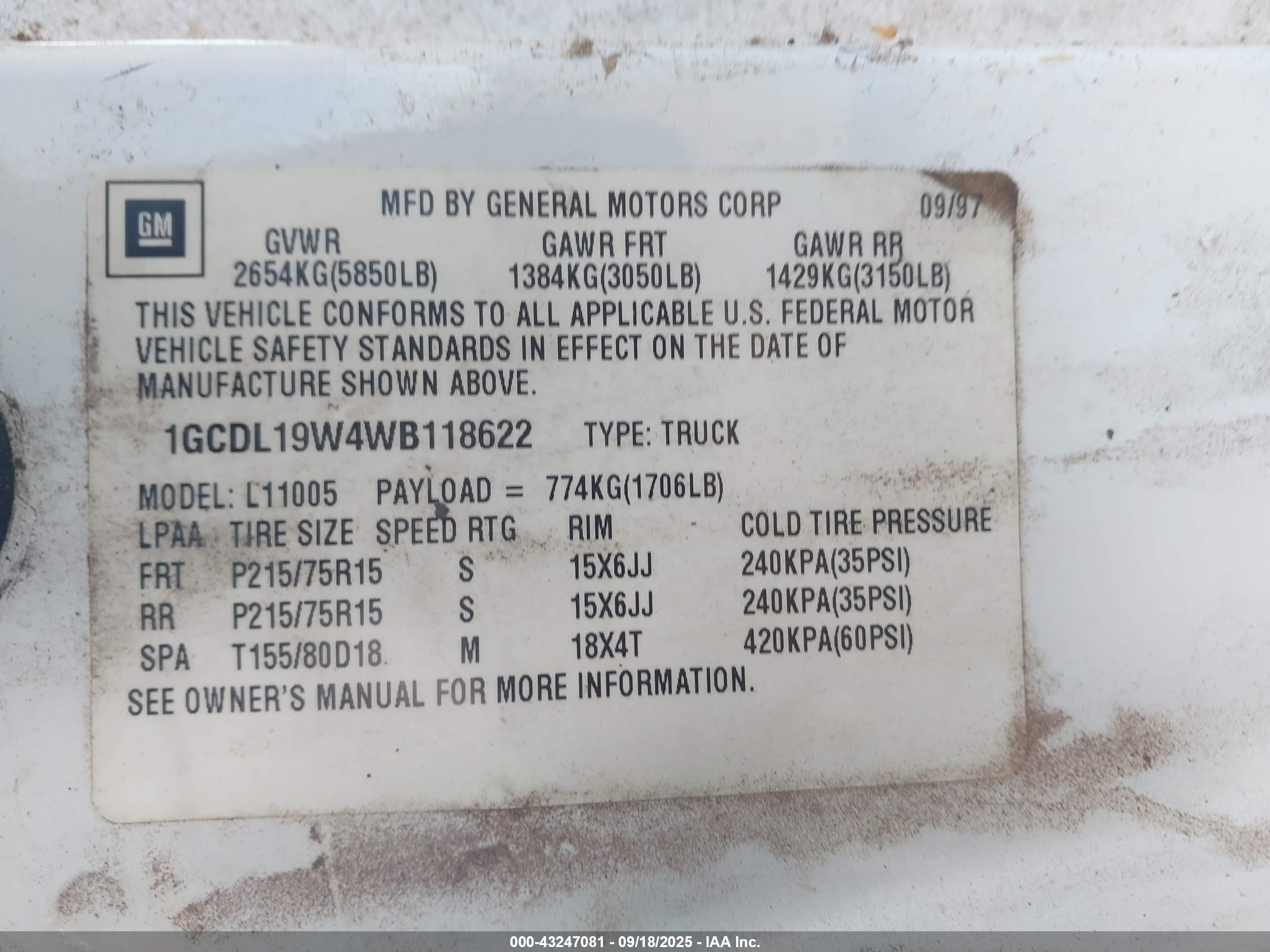 CHEVROLET ASTRO image 9