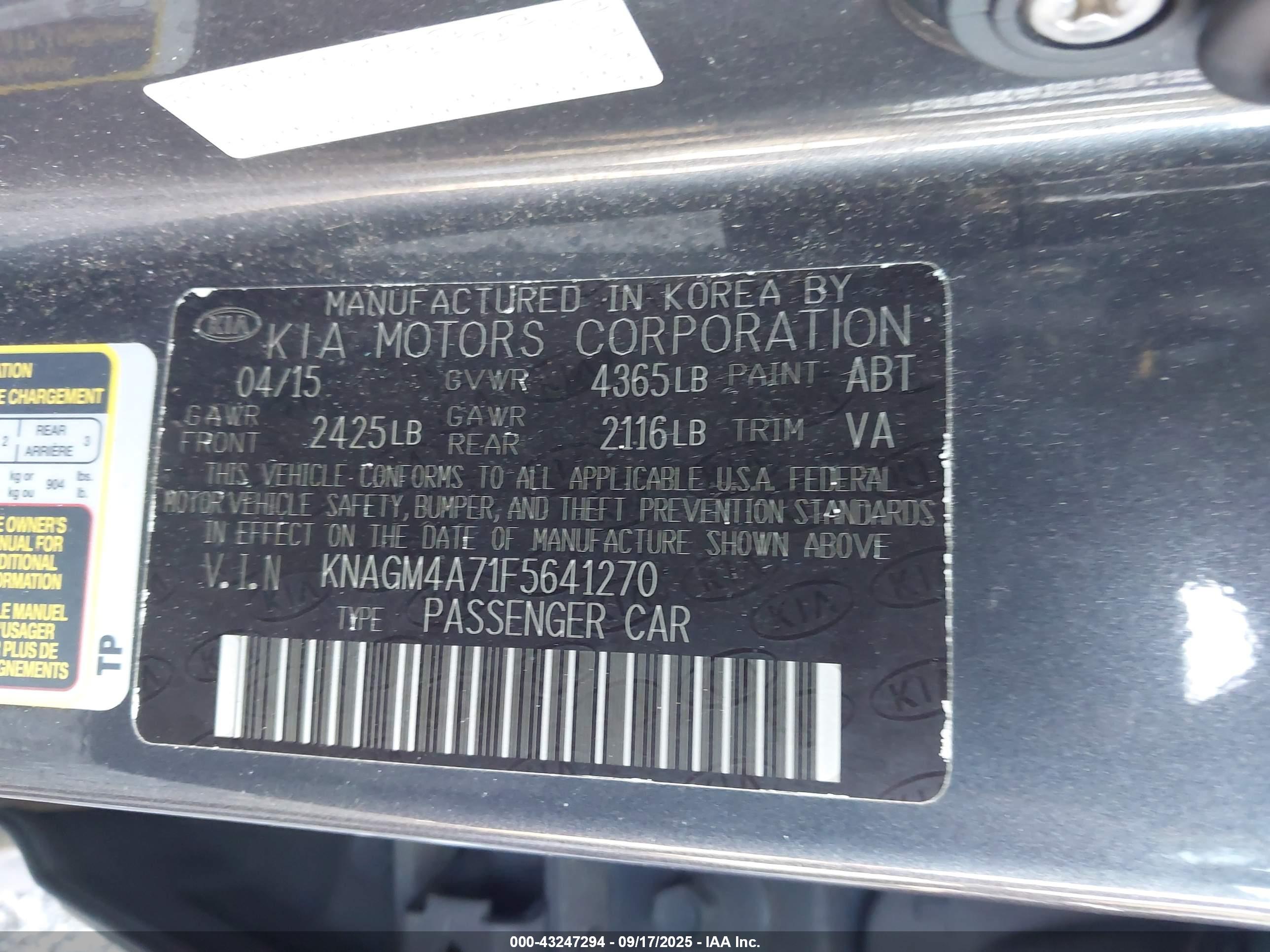 KIA OPTIMA image 9