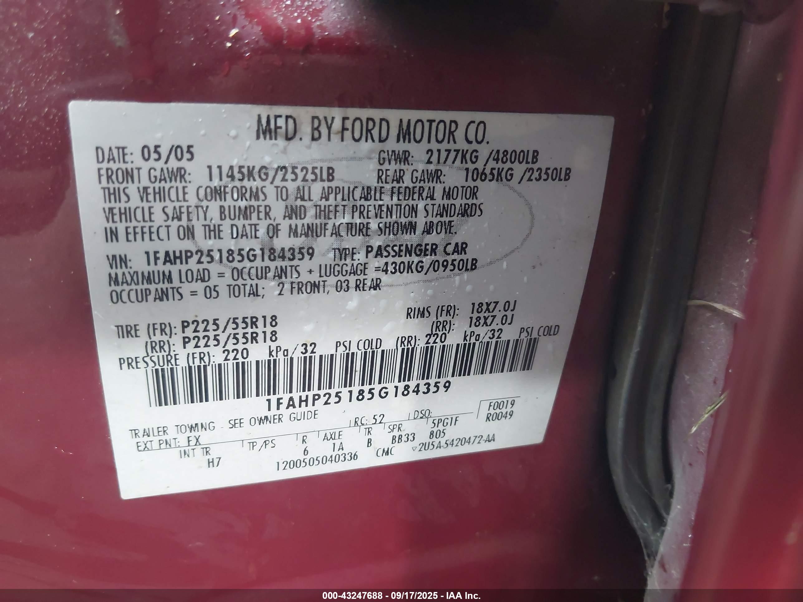 FORD FIVE image 9