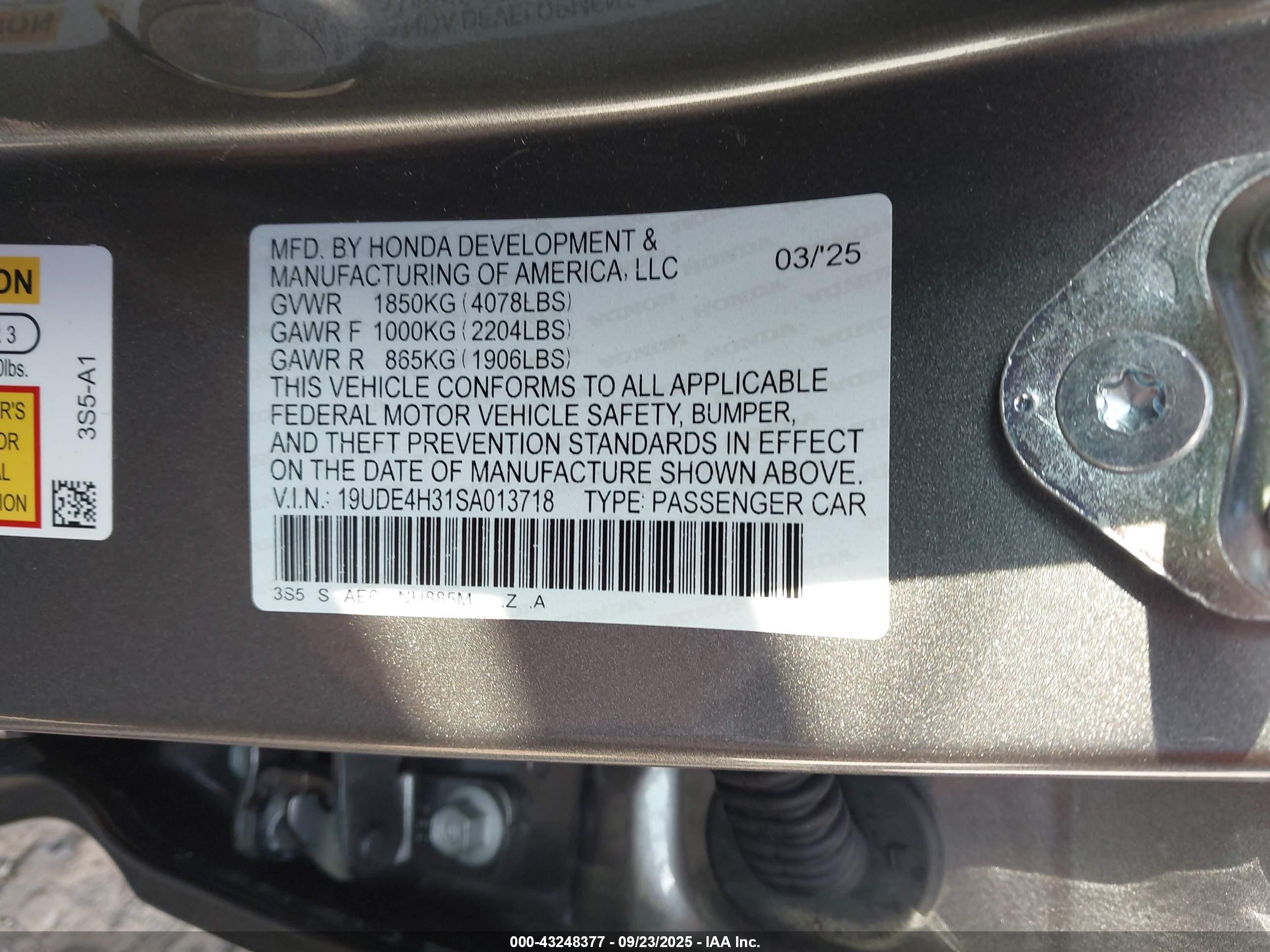 ACURA INTEGRA image 9