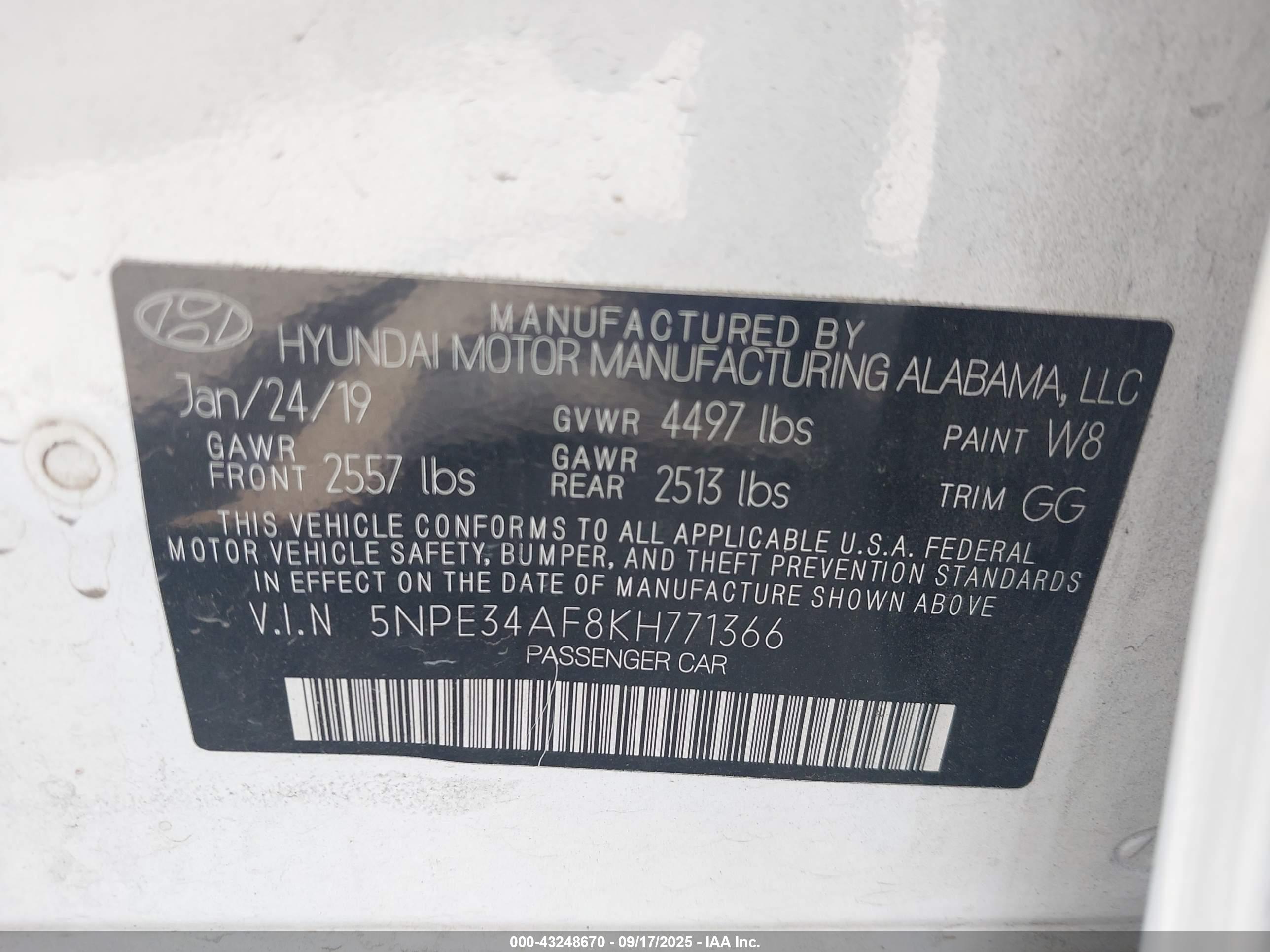 HYUNDAI SONATA image 9