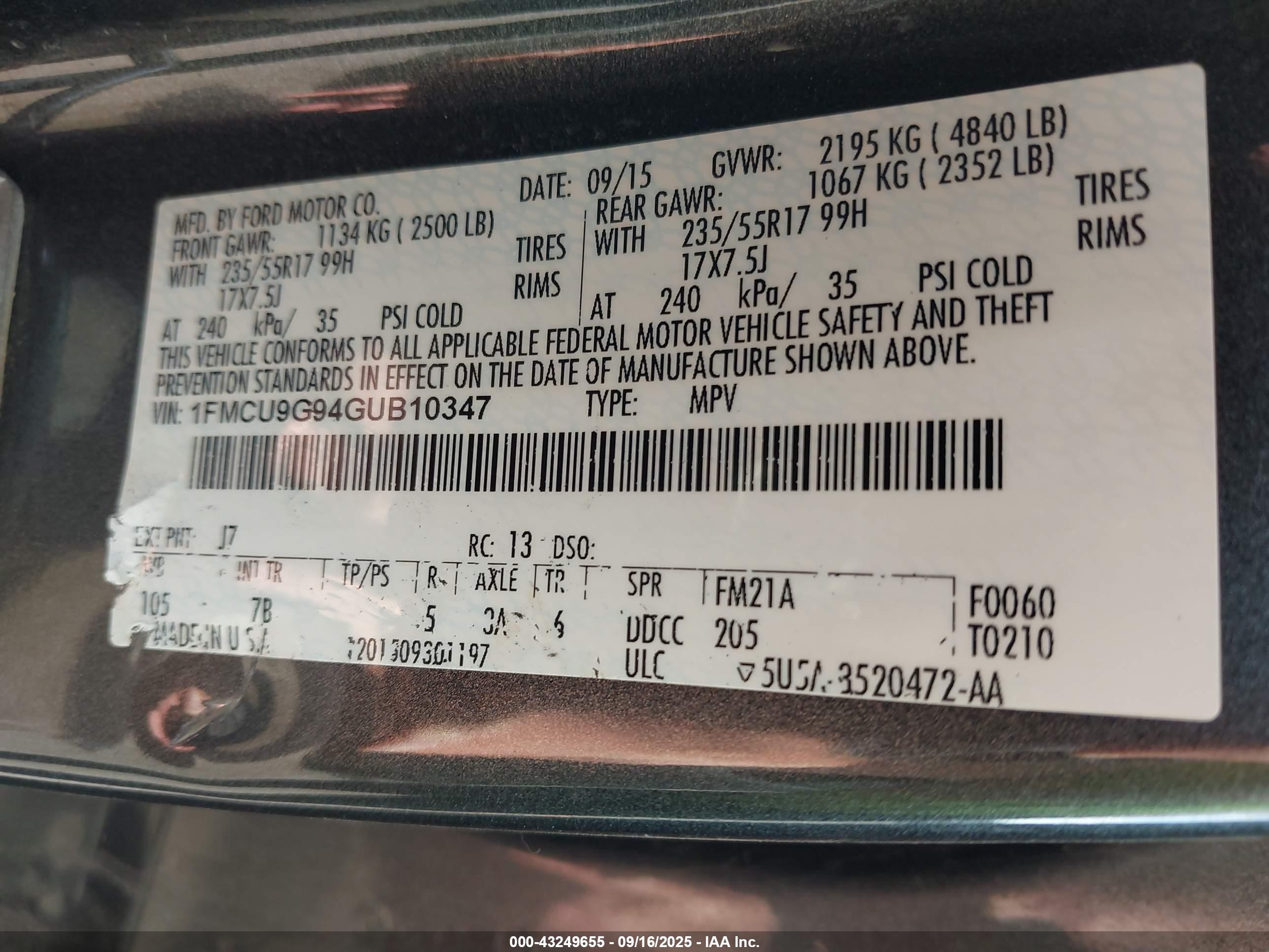 FORD ESCAPE image 9