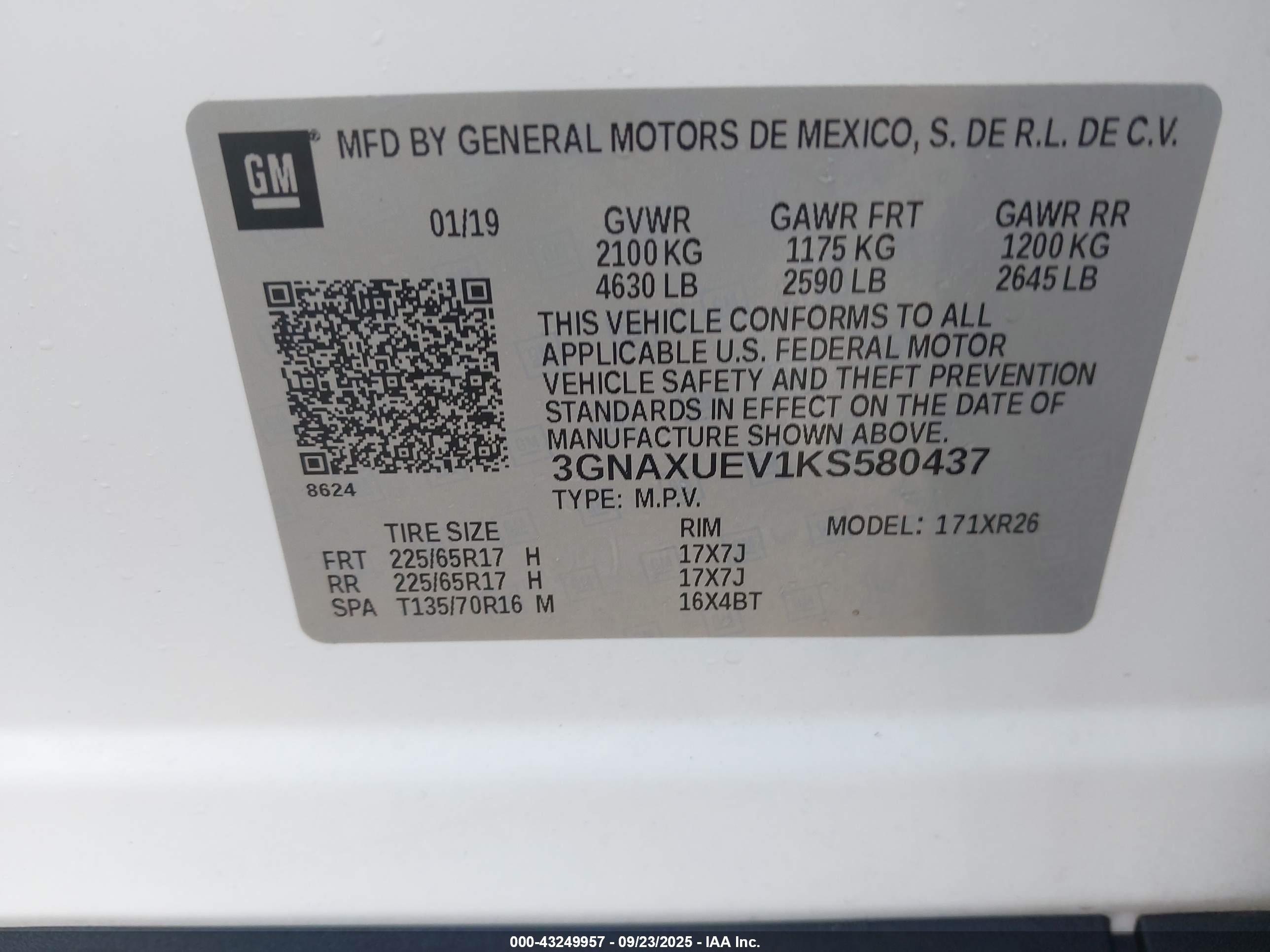 CHEVROLET EQUINOX image 9