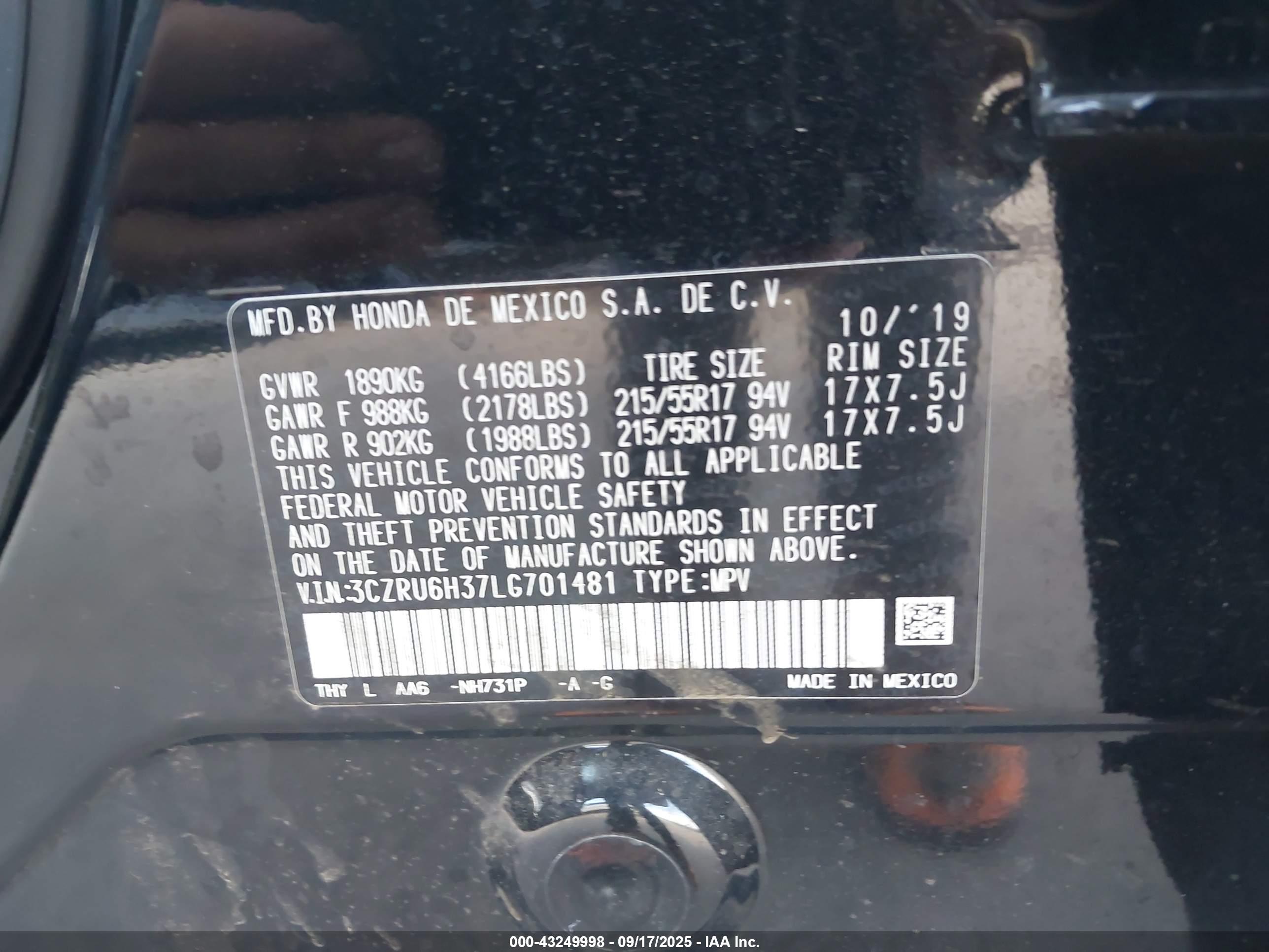 HONDA HR-V image 9