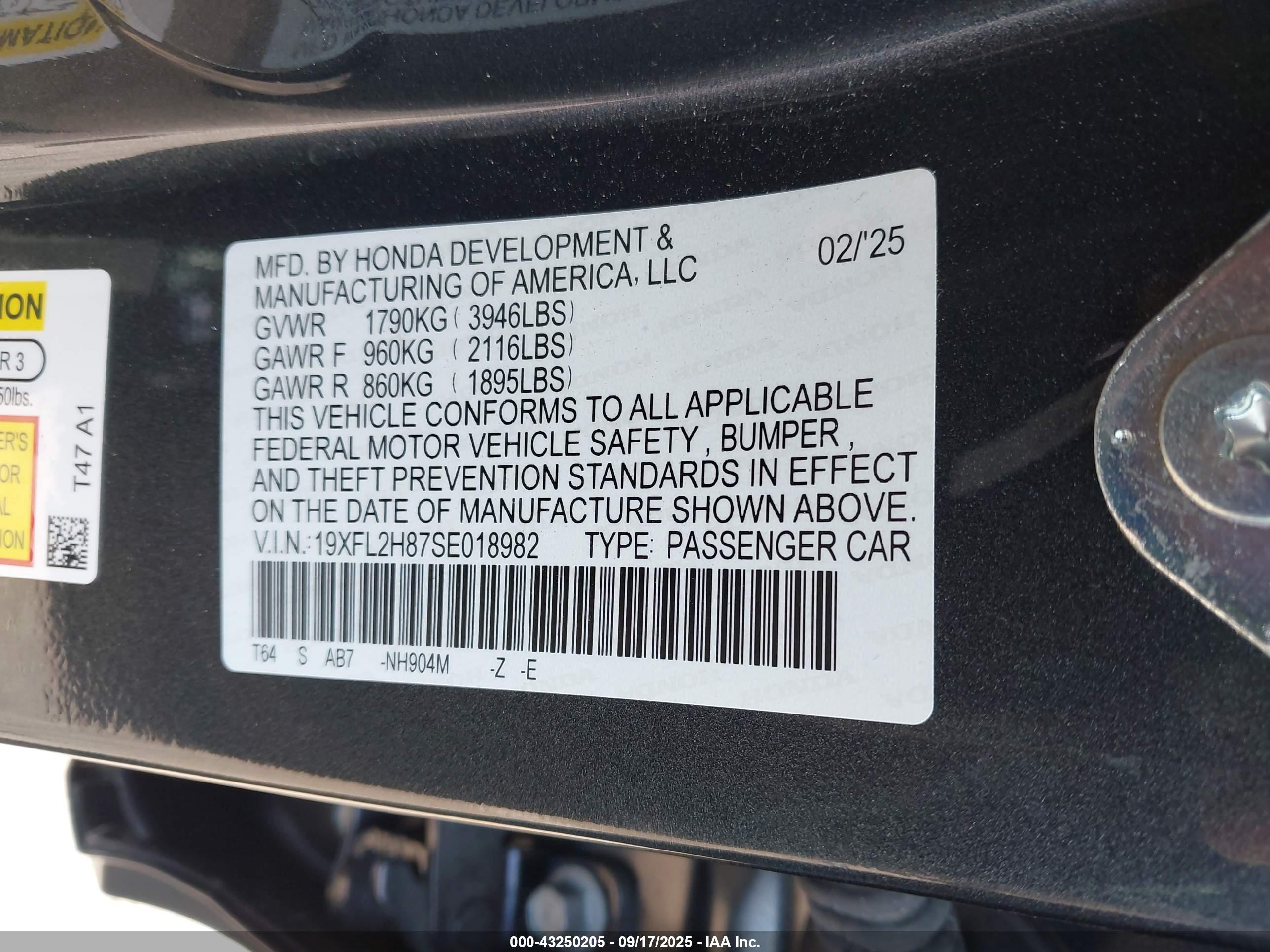 HONDA CIVIC image 9
