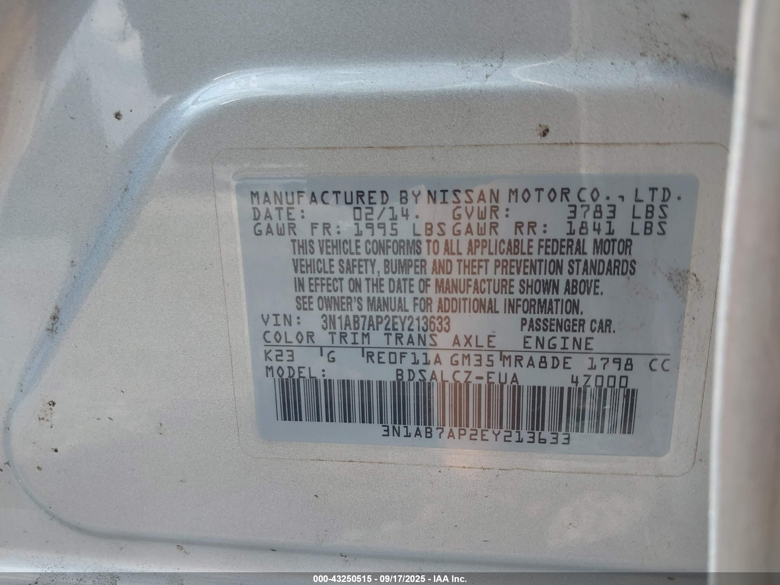 NISSAN SENTRA image 9
